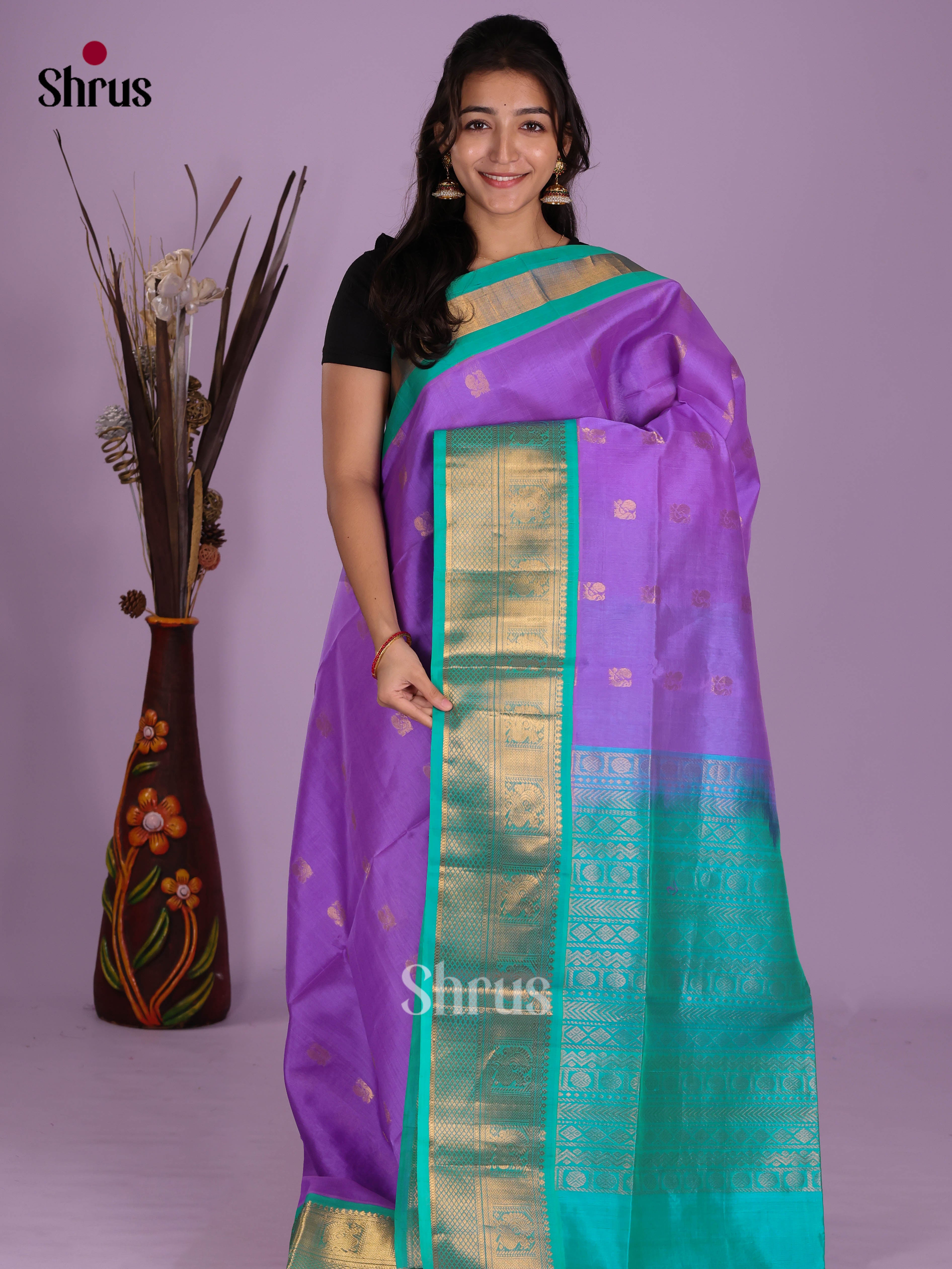 DKS08320 - Silk Cotton Saree