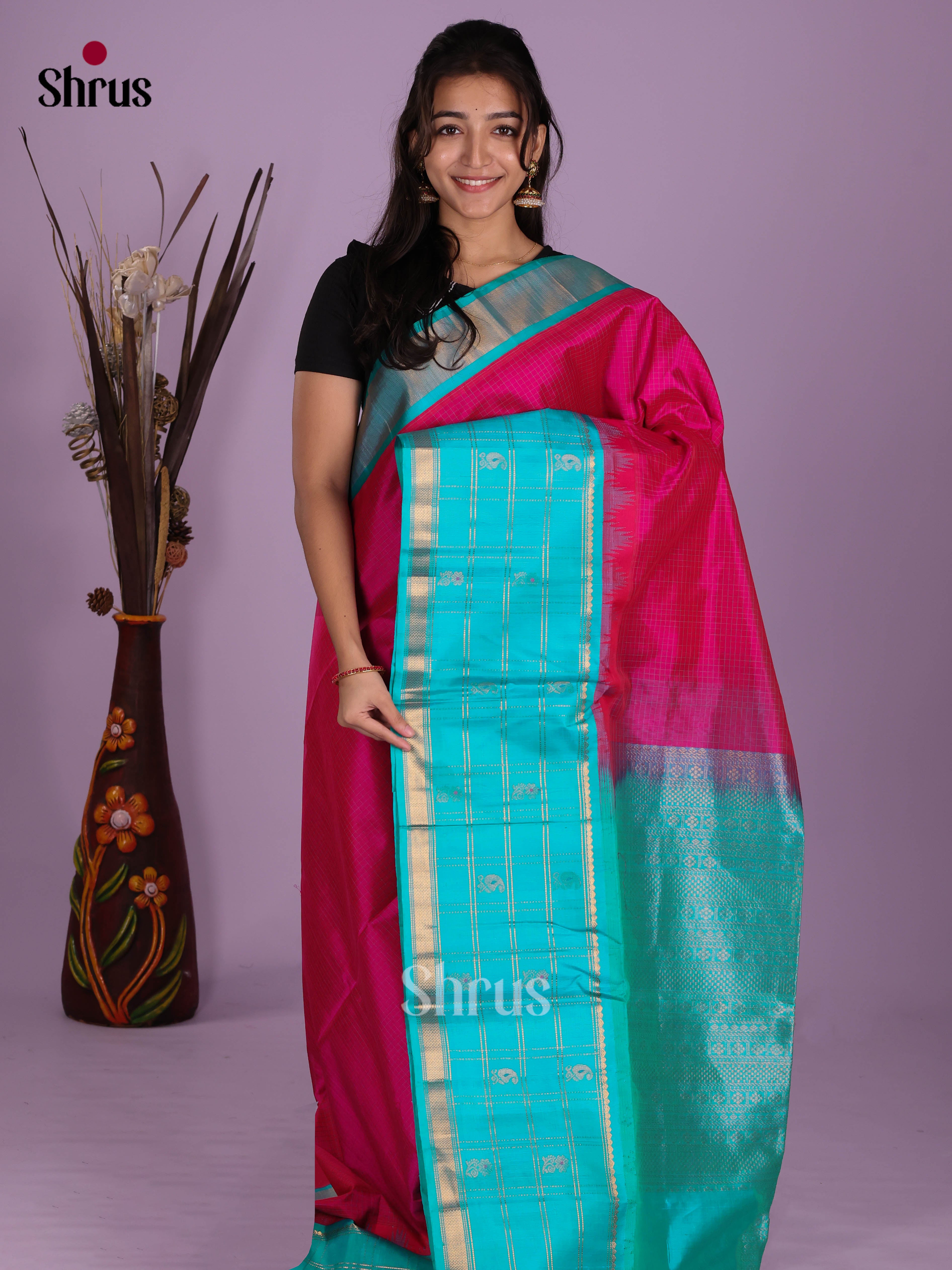 DKS08350 - Silk Cotton Saree