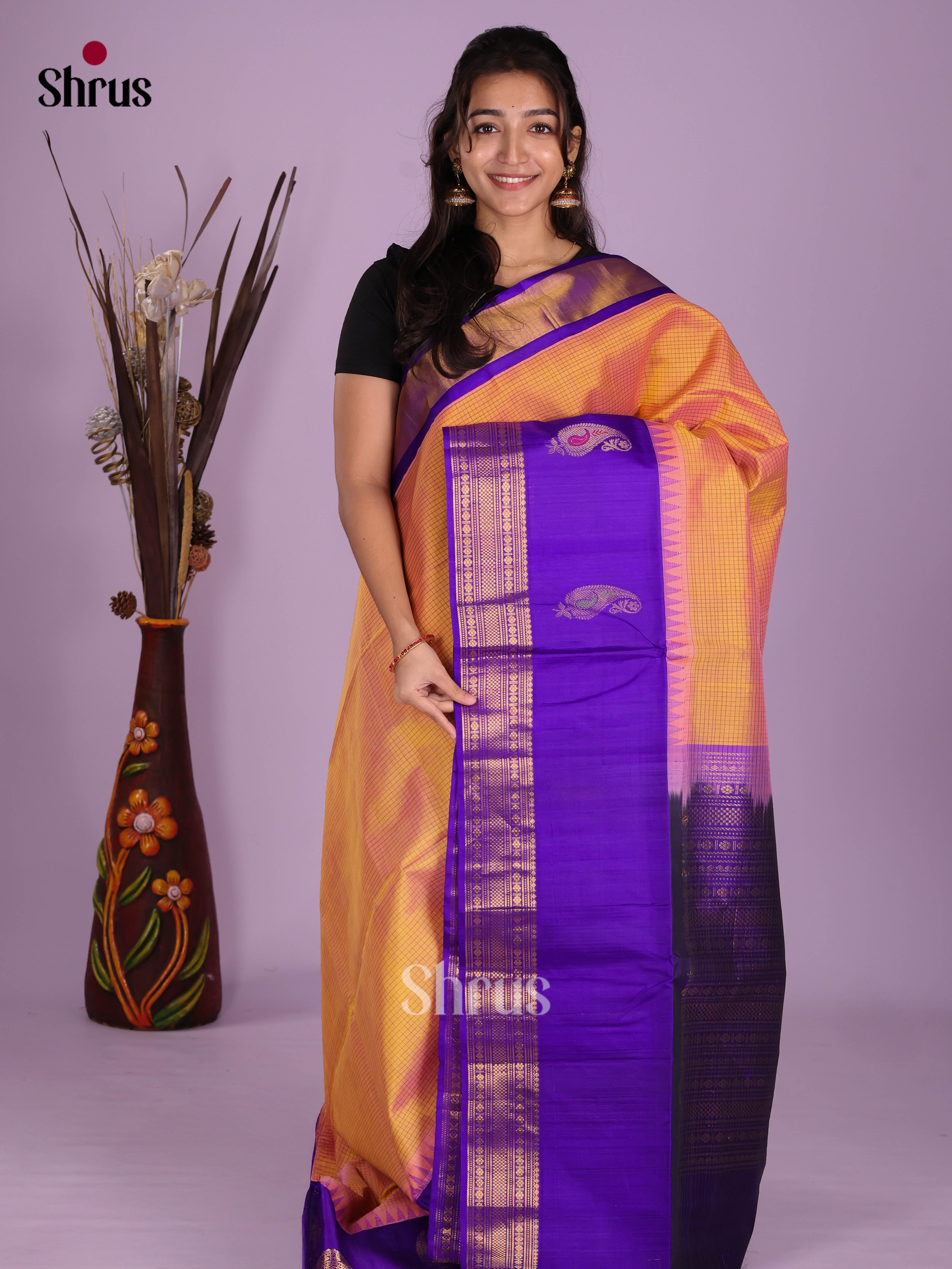 DKS08357 - Silk Cotton Saree