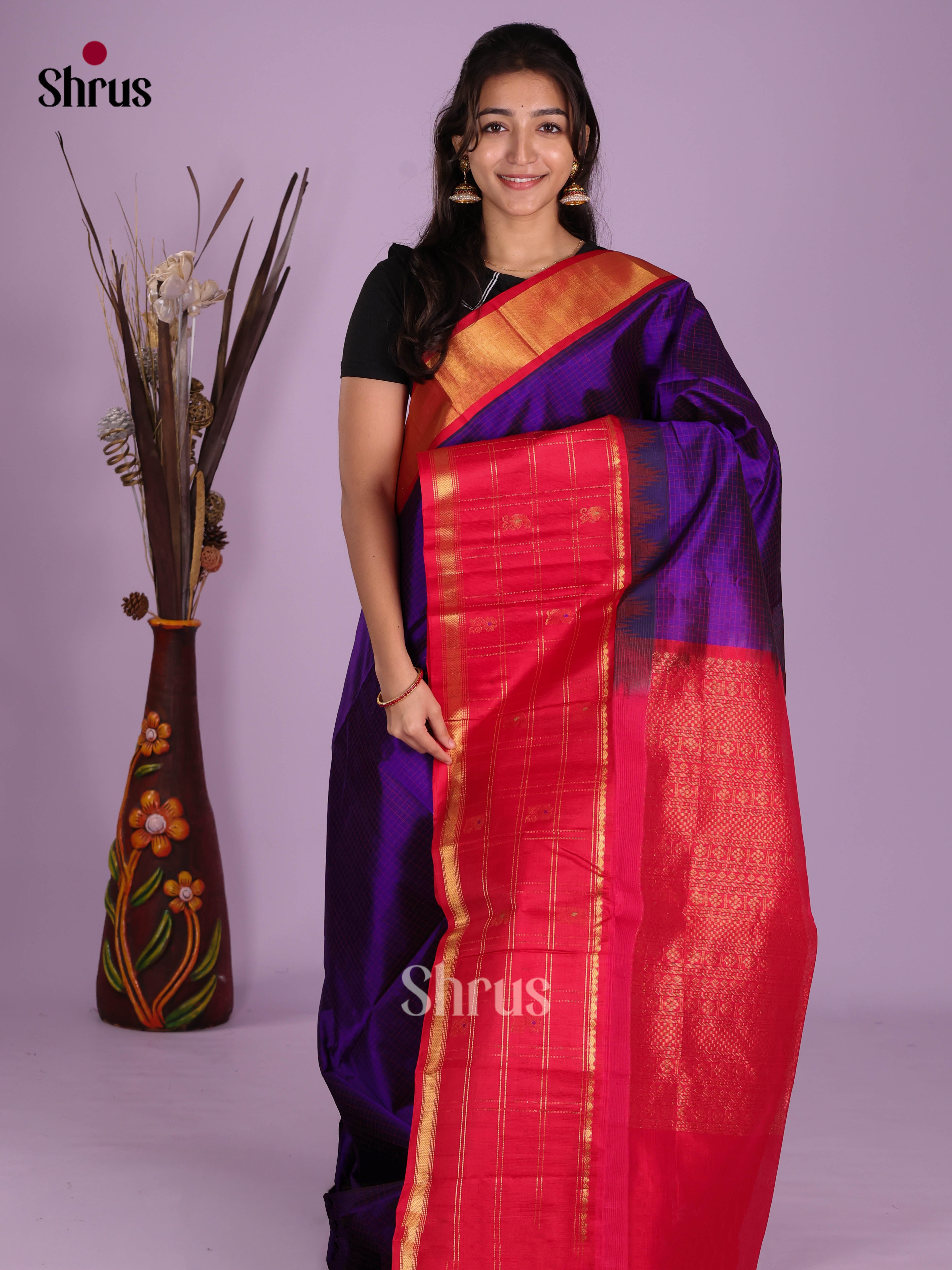 DKS08369 - Silk Cotton Saree