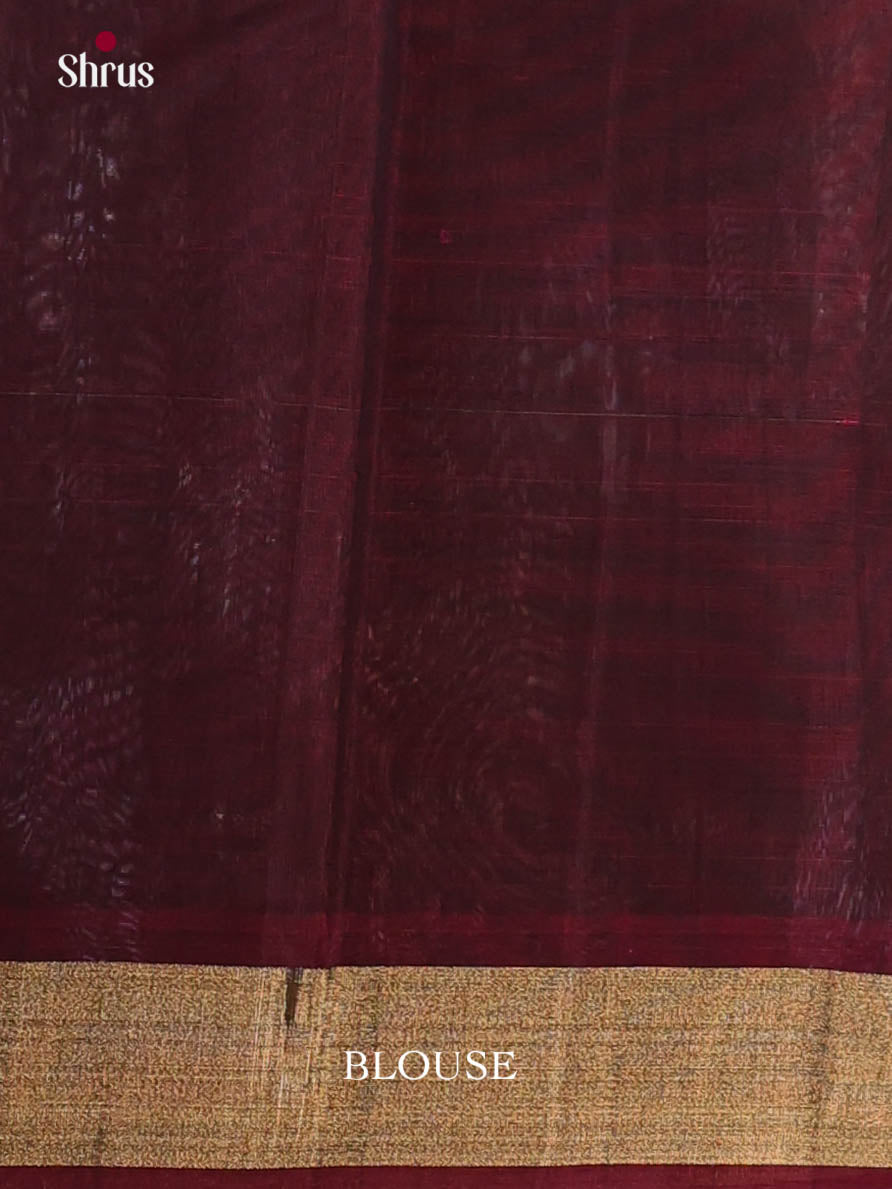 Green & Maroon- Timeless Silk Cotton Saree