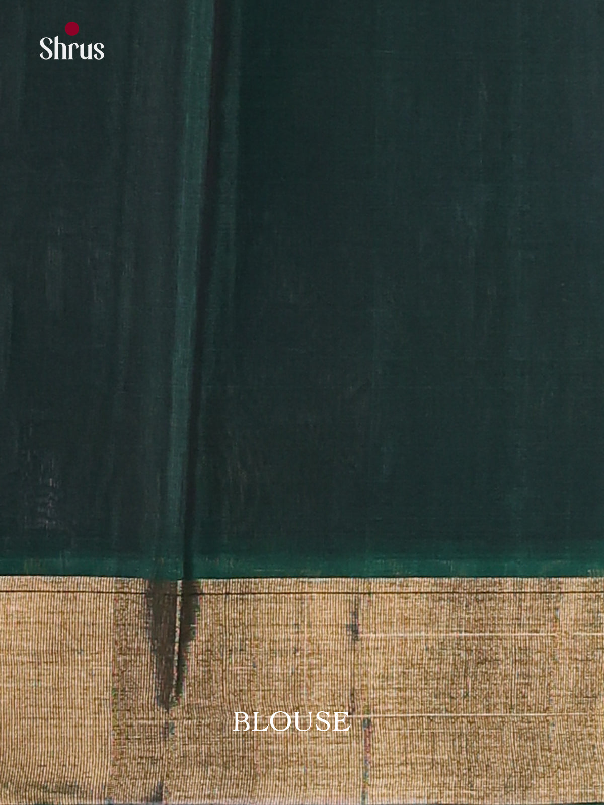 Navy Blue & Green - Timeless Silk Cotton Saree - Shop on Shrus.com