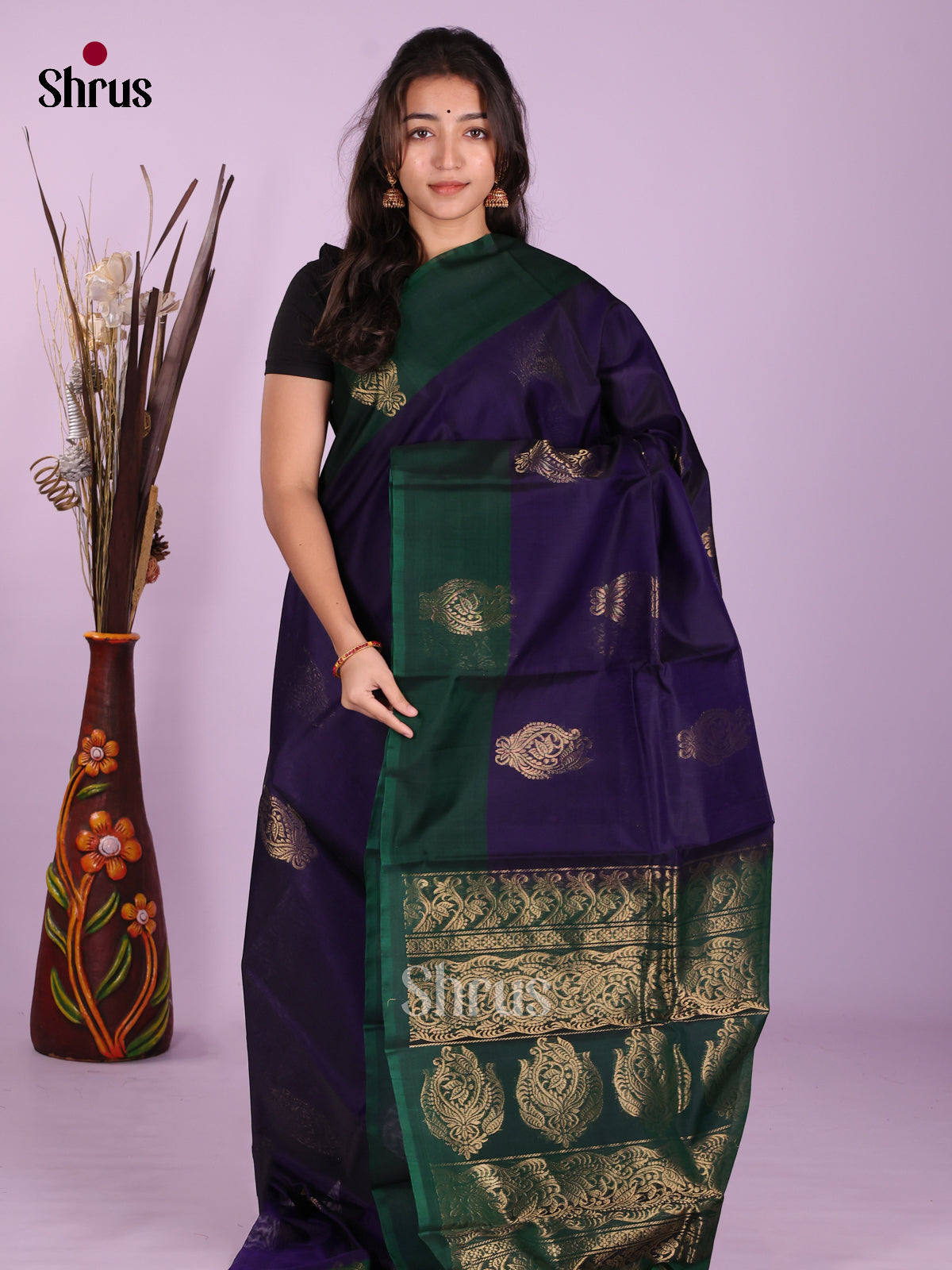 Blue & Green - Timeless Silk Cotton Saree