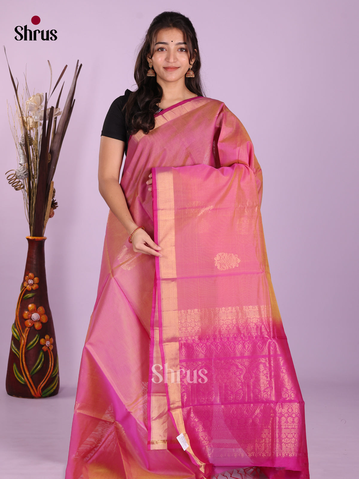 Pink & Majenta - Timeless Silk Cotton Saree