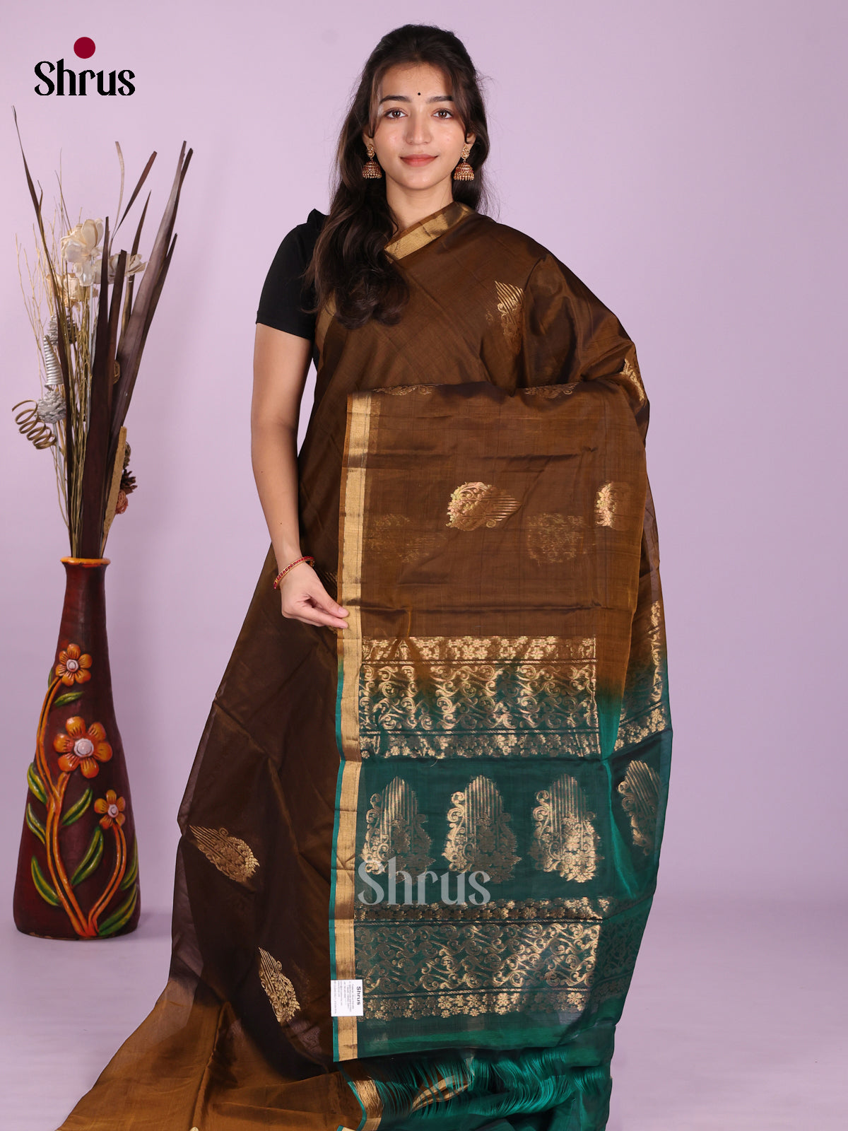 Mehandi & Green- Timeless Silk Cotton Saree