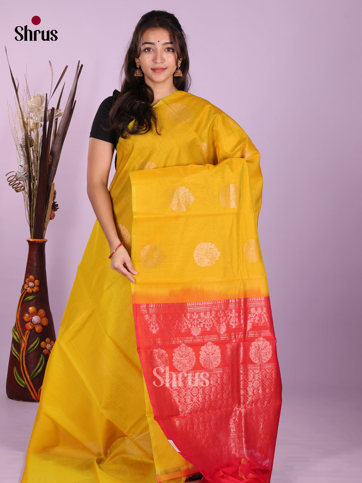 Yellow & Orange- Timeless Silk Cotton Saree