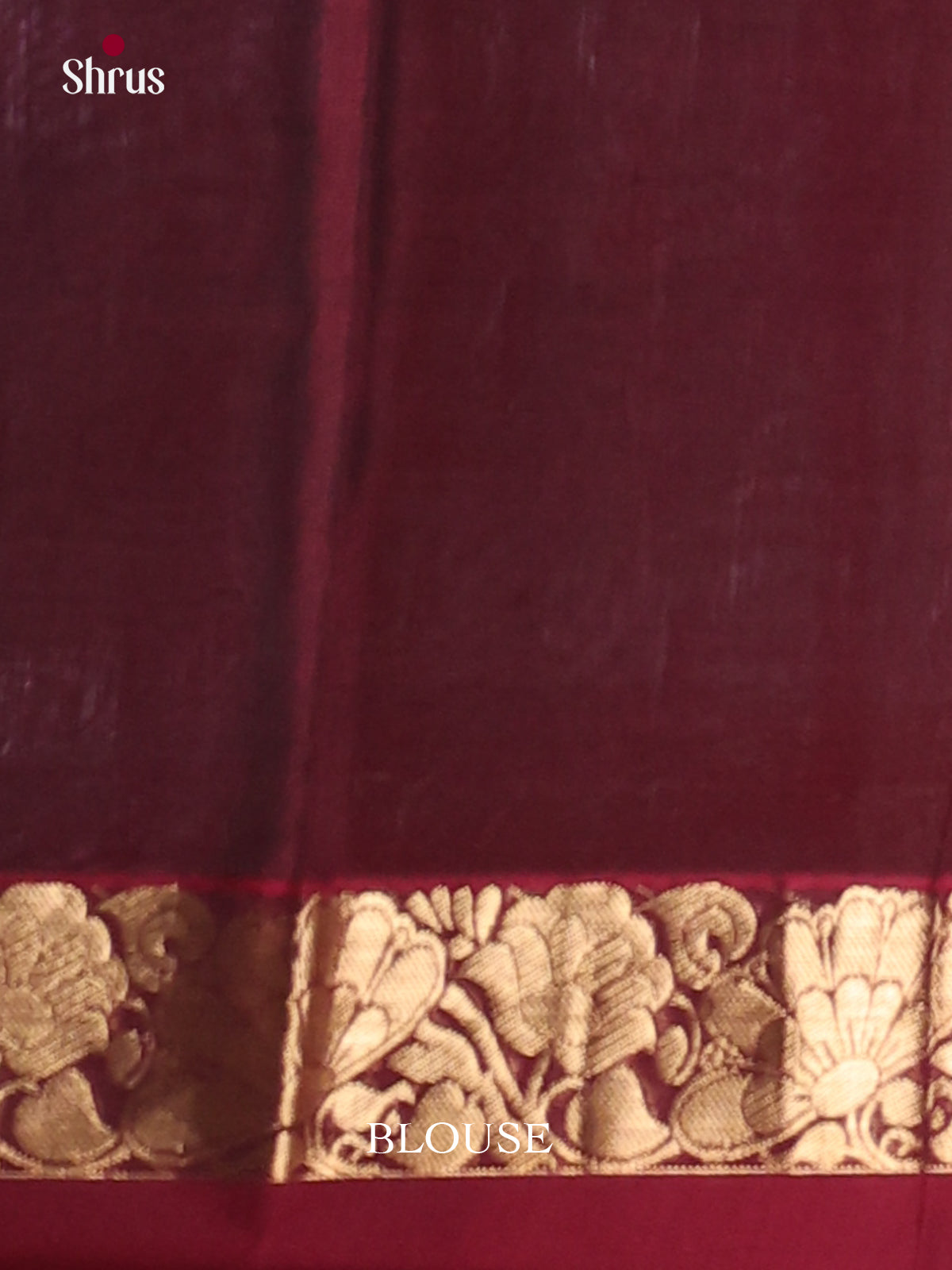 Green & Maroon - Timeless Silk Cotton Saree - Shop on Shrus.com