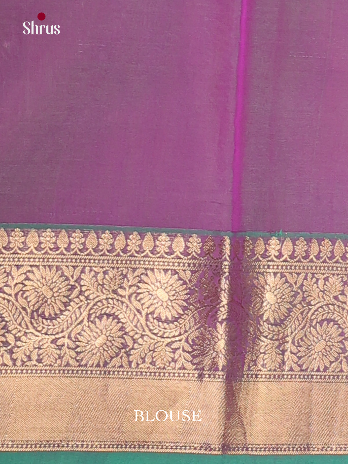 Orangish Pink & Green - Timeless Silk Cotton Saree - Shop on Shrus.com