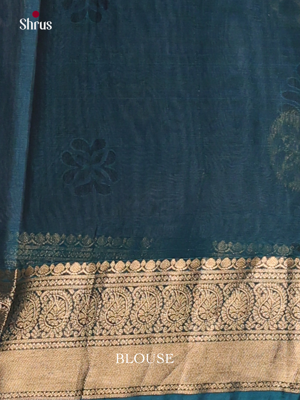 Grey & Peacock Blue - Timeless Silk Cotton Saree