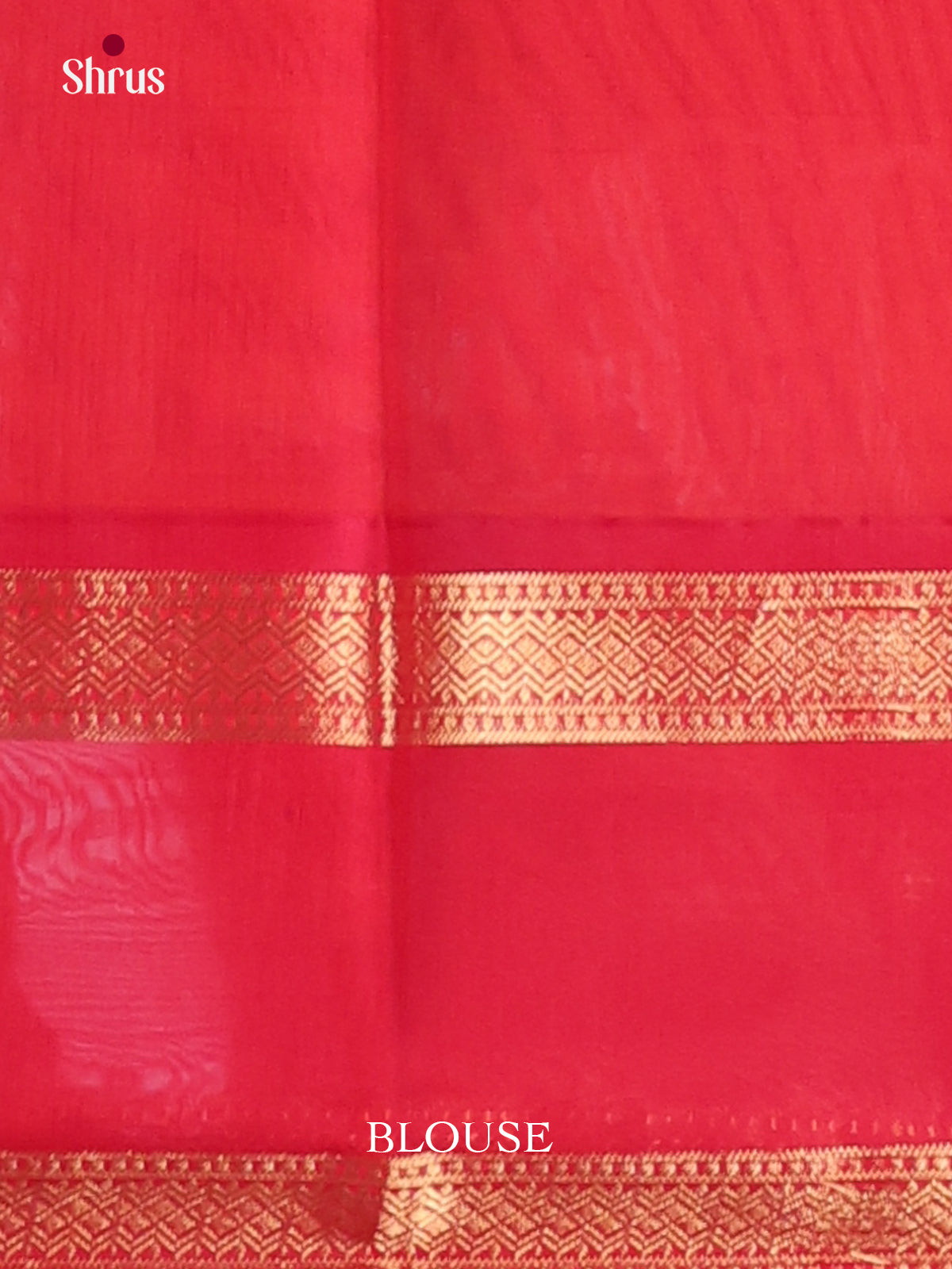 Orange & Red - Timeless Silk Cotton Saree - Shop on Shrus.com