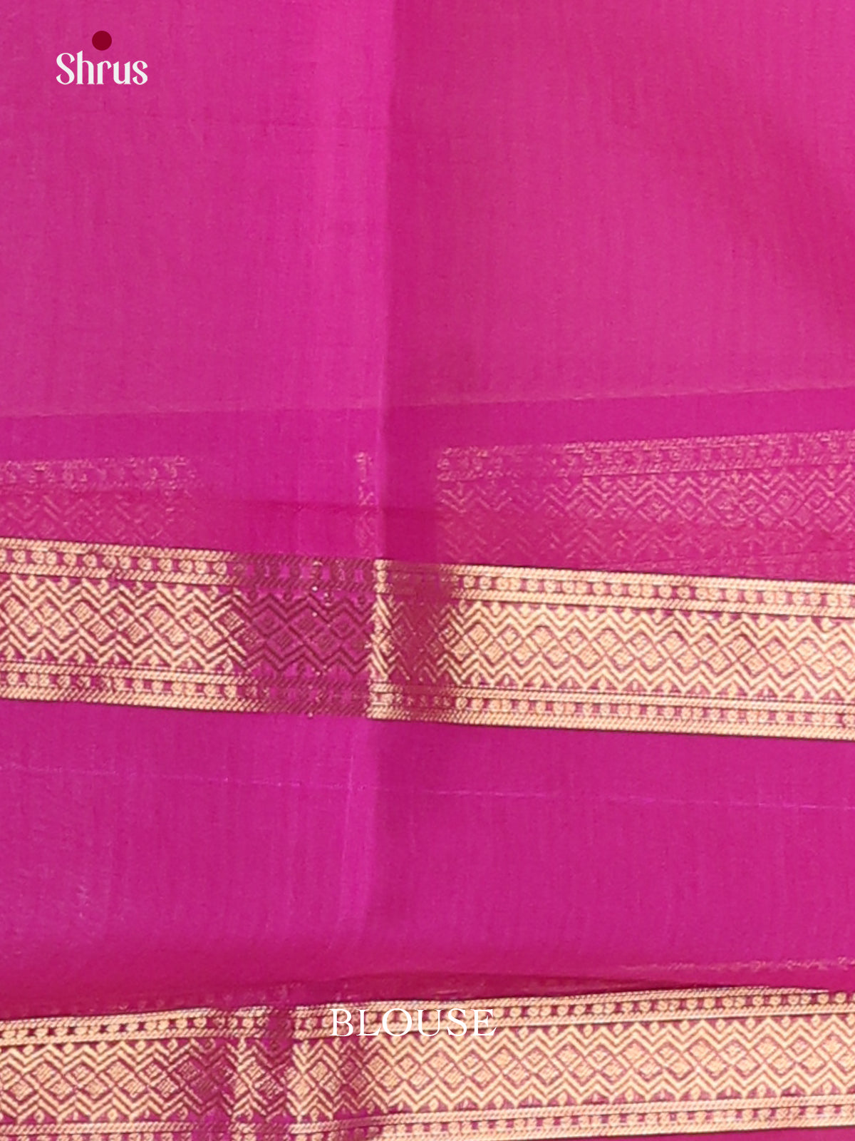 Double Shaded Pink & Majenta- Timeless Silk Cotton Saree - Shop on Shrus.com