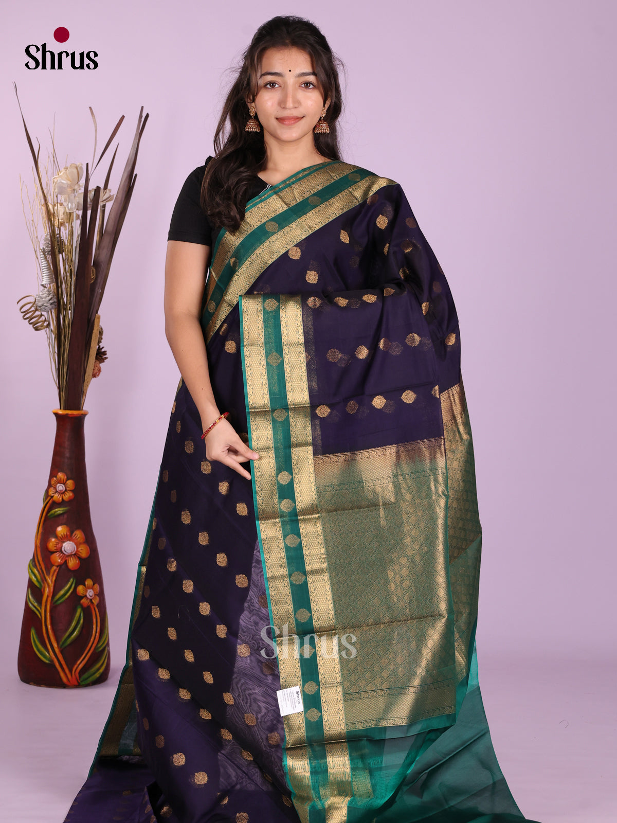 Blue & Green- Timeless Silk Cotton Saree