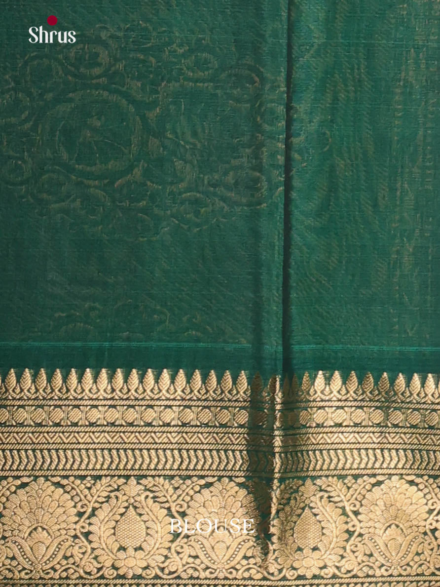 Maroon & Green- Timeless Silk Cotton Saree