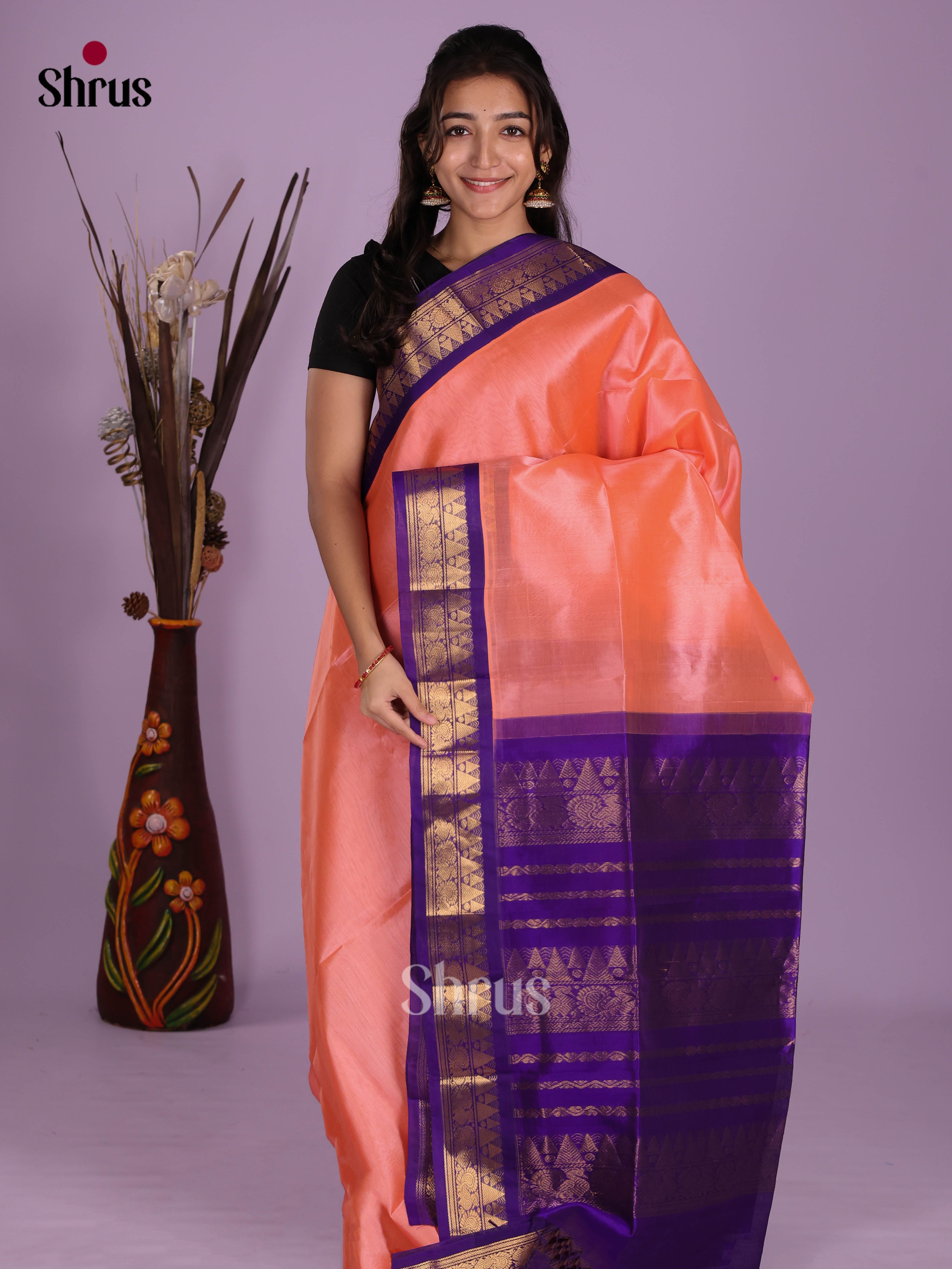 DKS08602 - Silk Cotton Saree