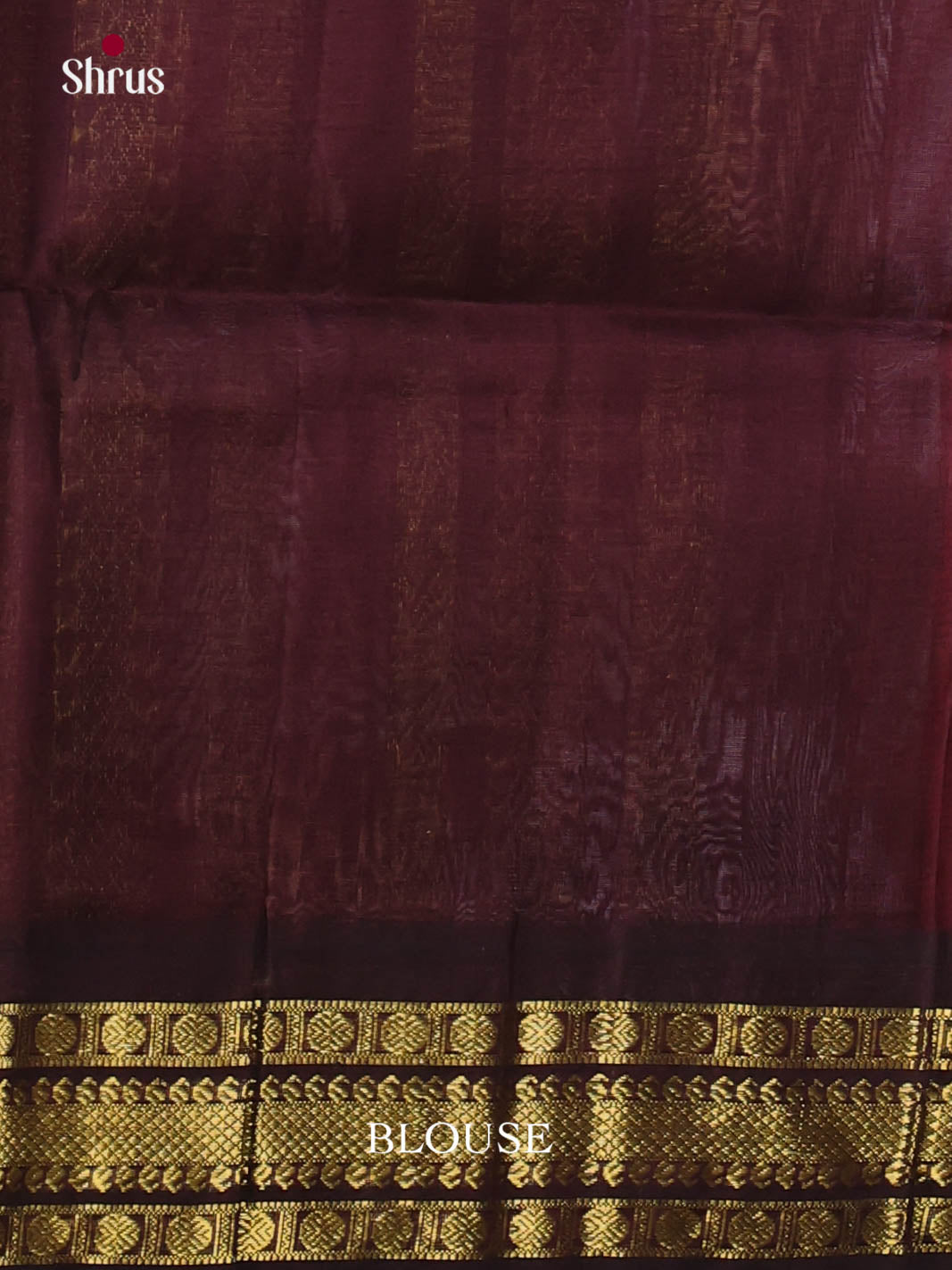 Pink & Maroon- Silk Cotton Saree - Shop on Shrus.com
