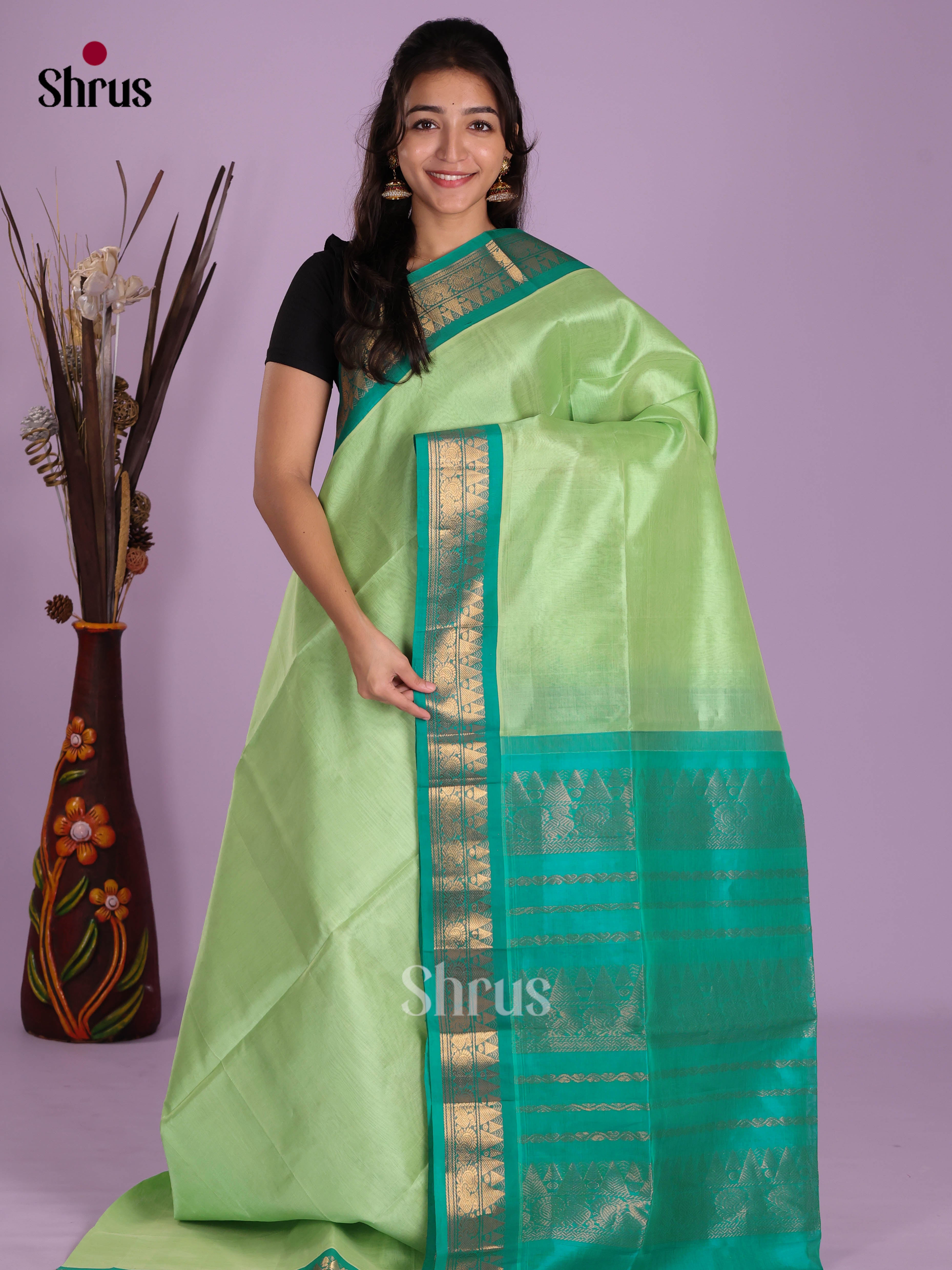 DKS08614 - Silk Cotton Saree