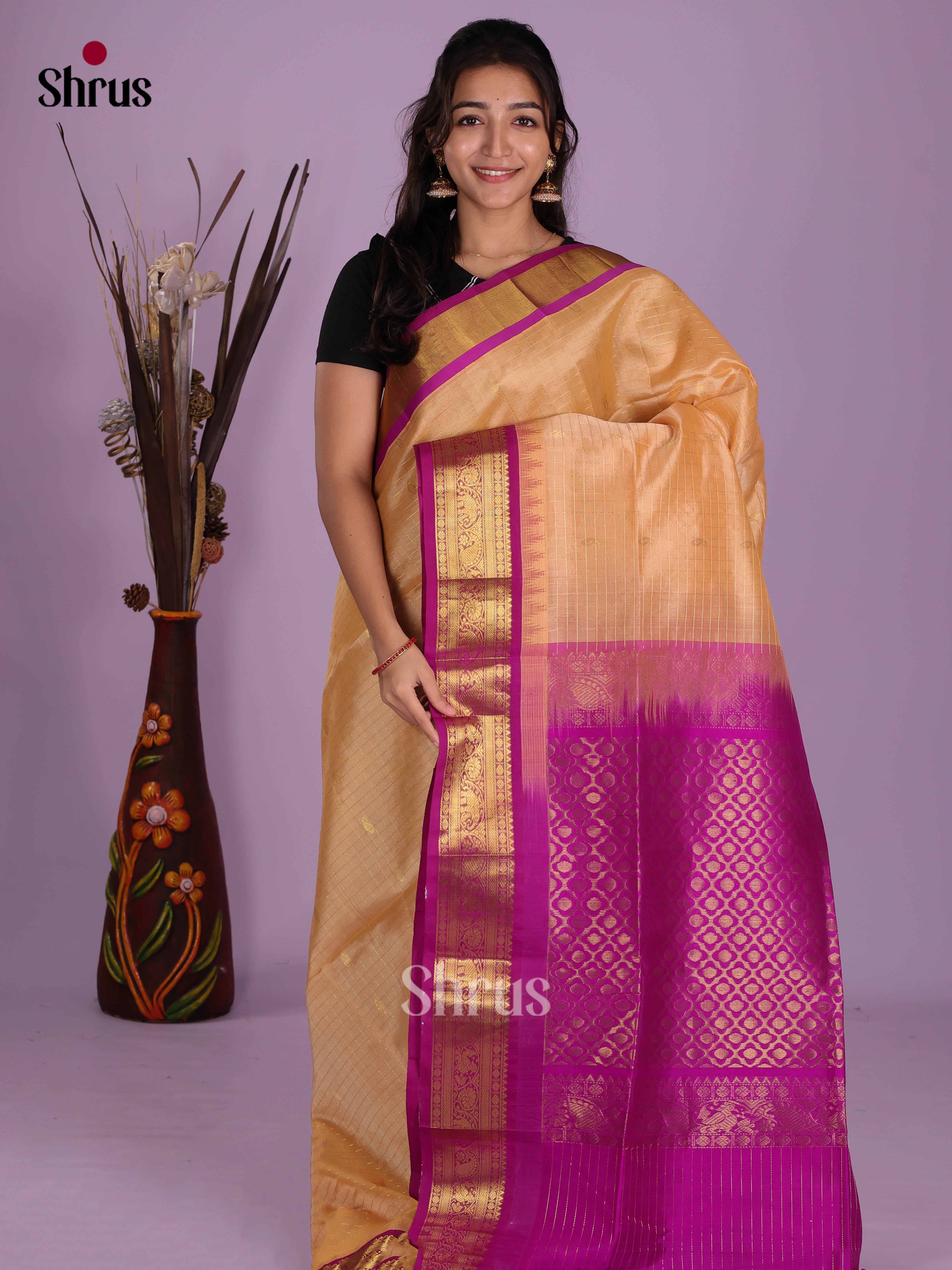 DKS08621 - Silk Cotton Saree
