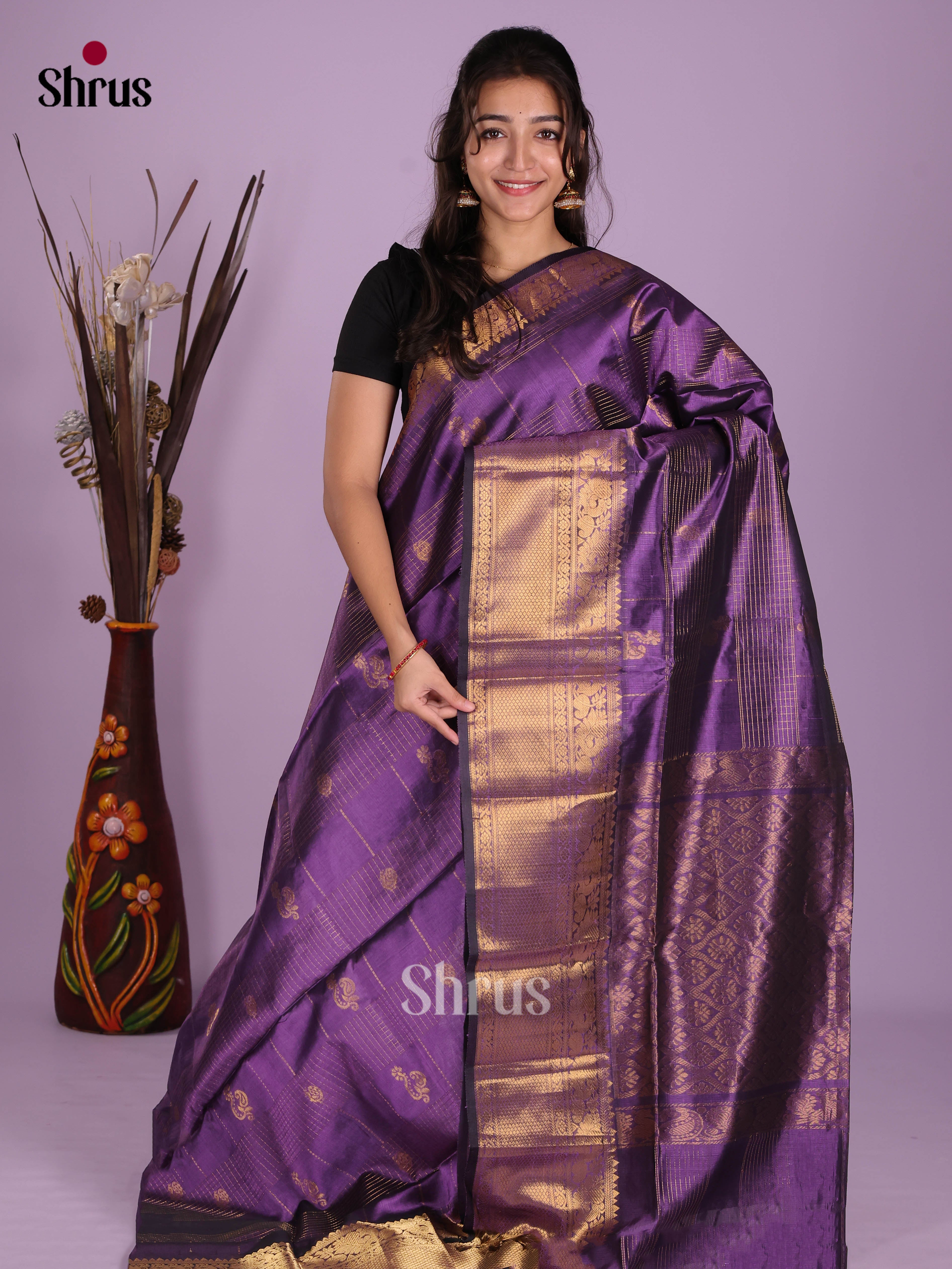 DKS08631 - Silk Cotton Saree