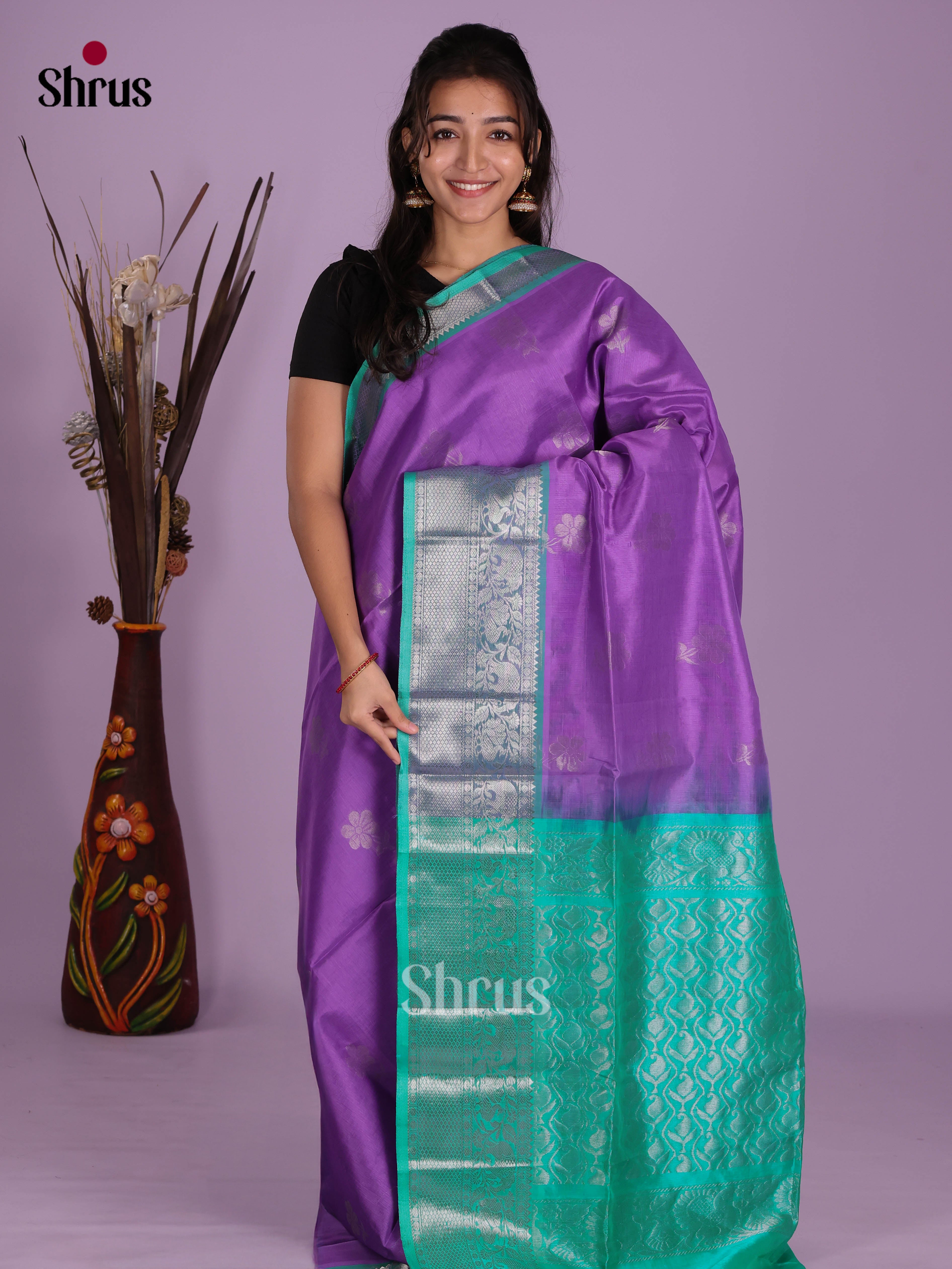 DKS08640 - Silk Cotton Saree