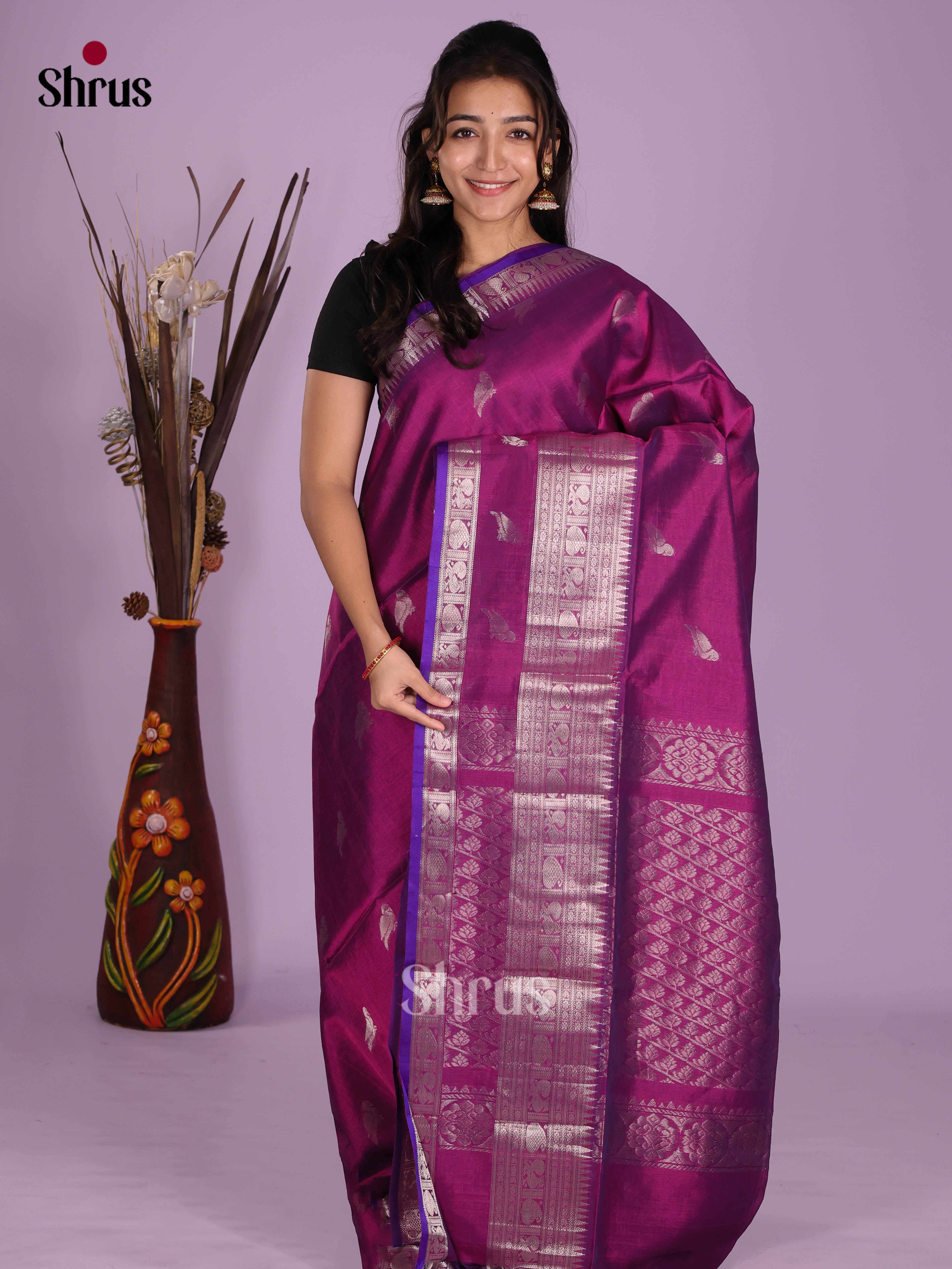 DKS08643 - Silk Cotton Saree