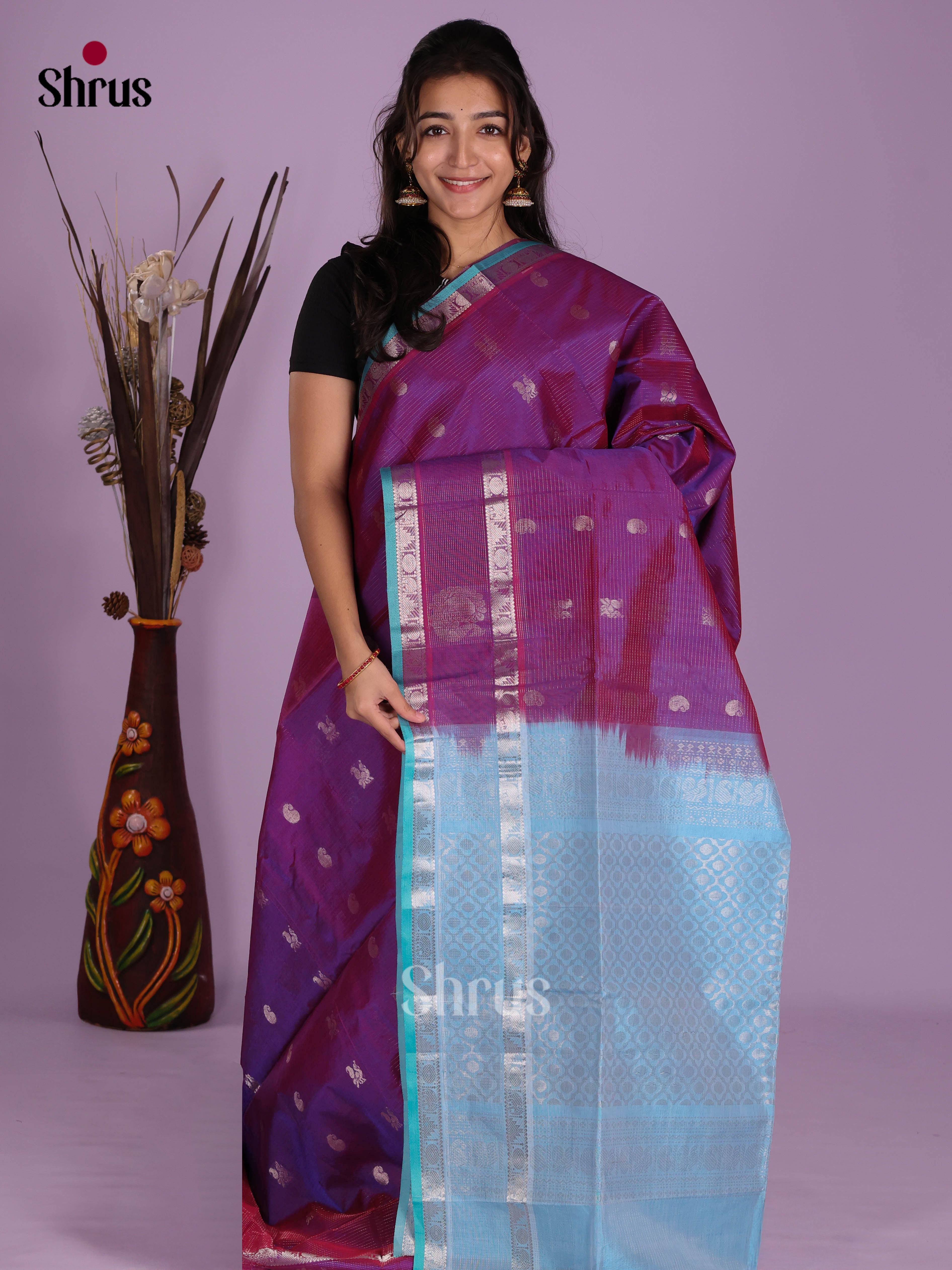 DKS08652 - Silk Cotton Saree