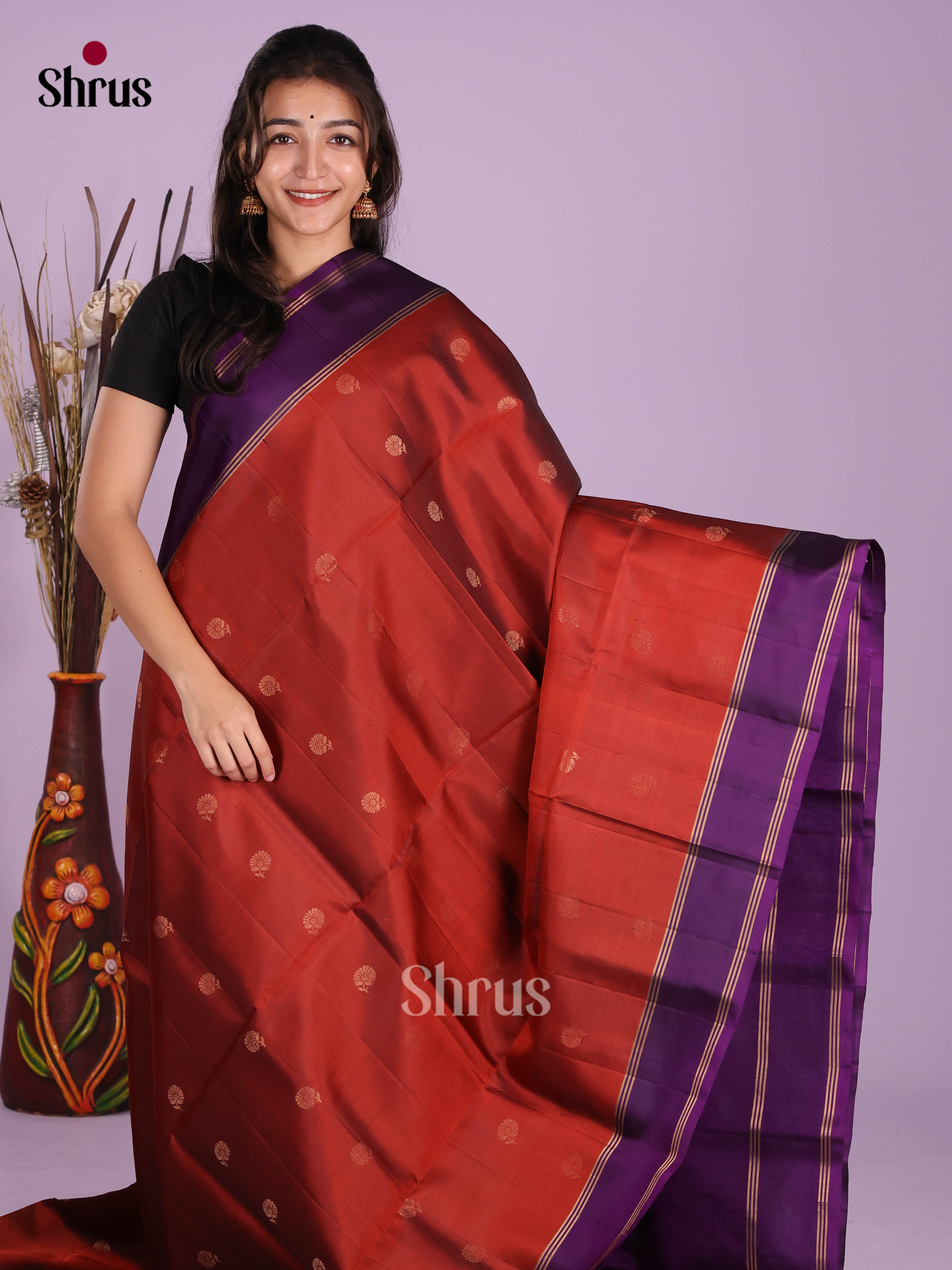 DKS10002 - Soft Silk (HR) Saree - Shop on Shrus.com