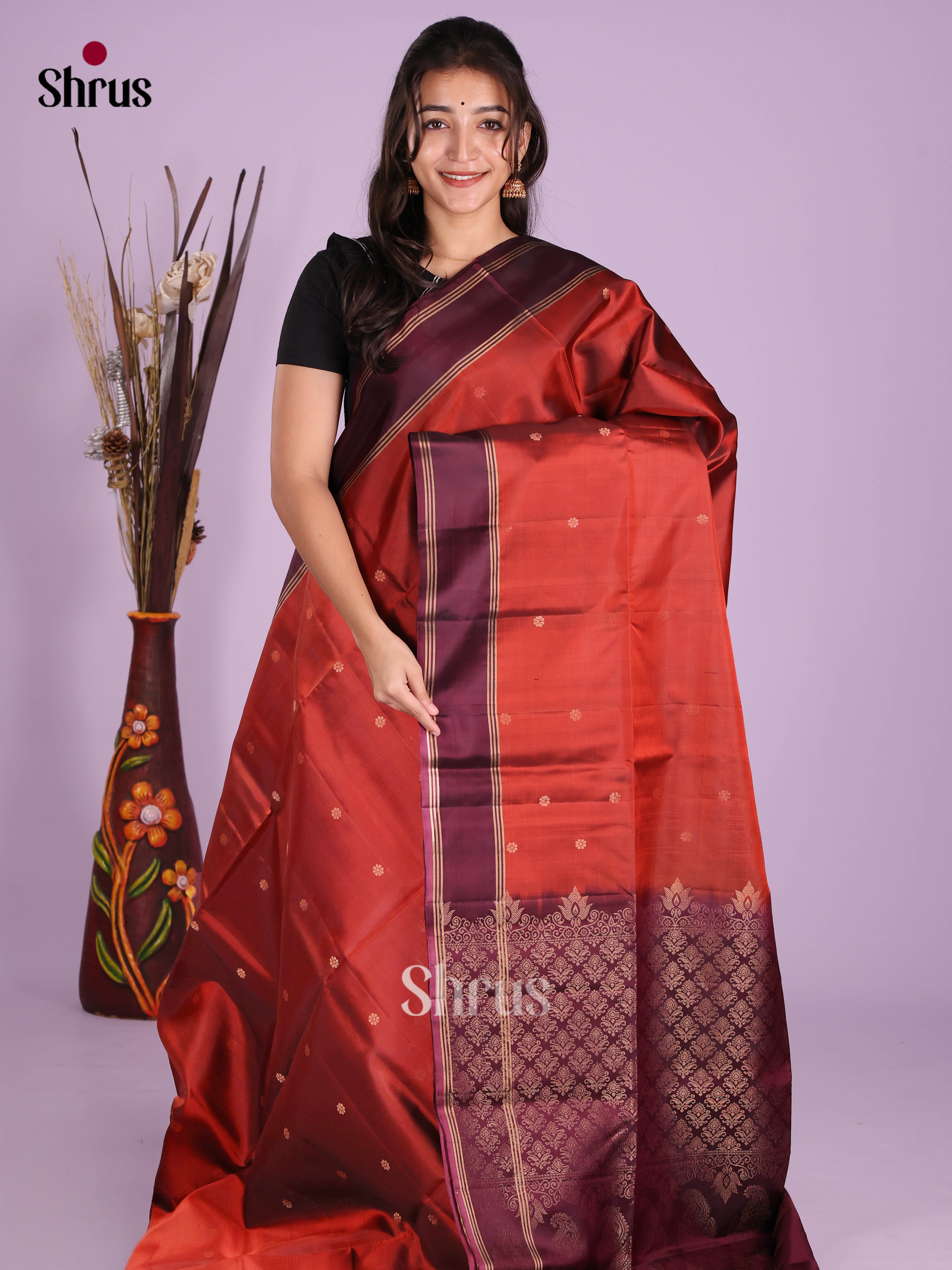 DKS10006 - Soft Silk (HR) Saree - Shop on Shrus.com