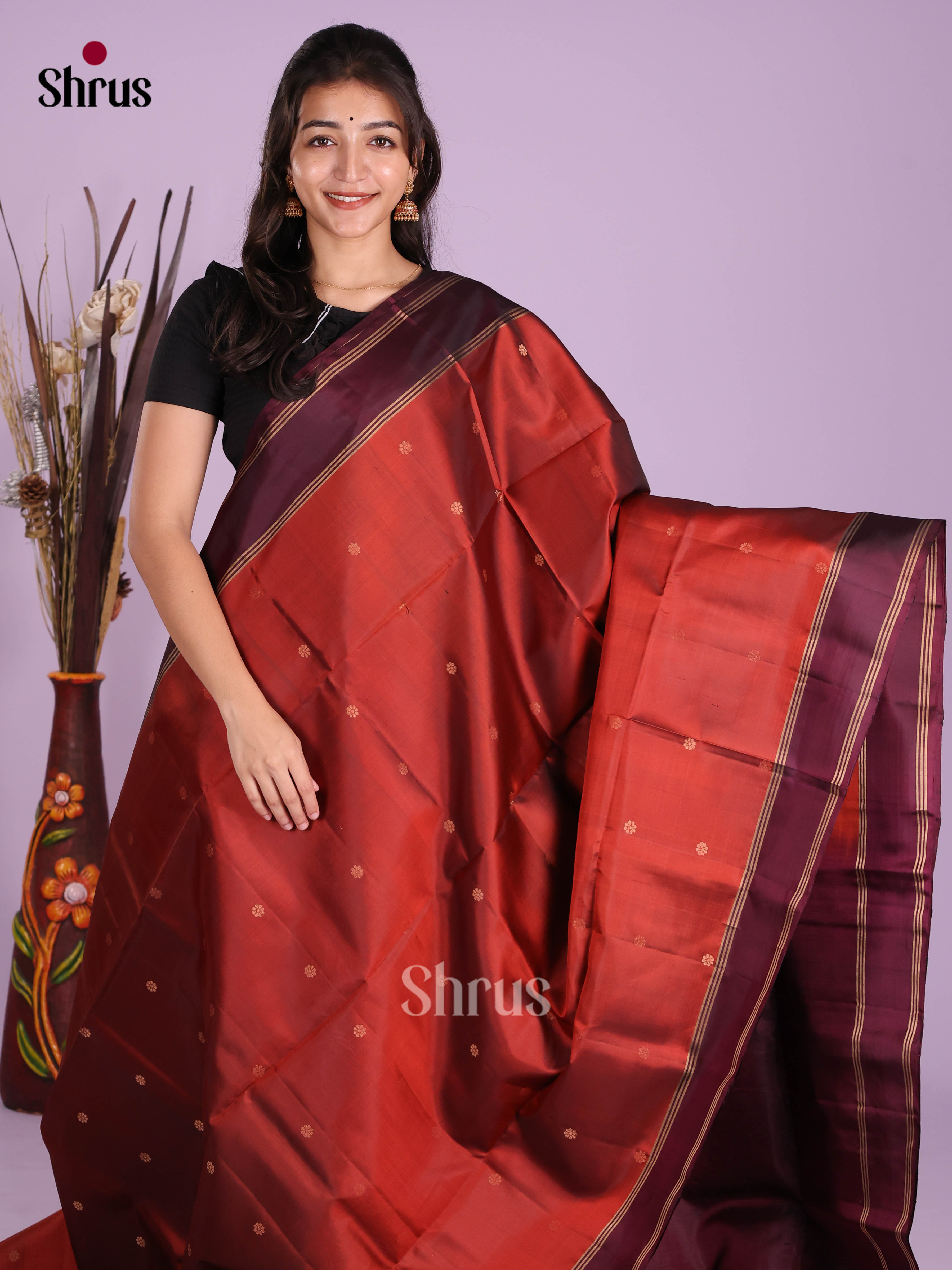 DKS10006 - Soft Silk (HR) Saree - Shop on Shrus.com