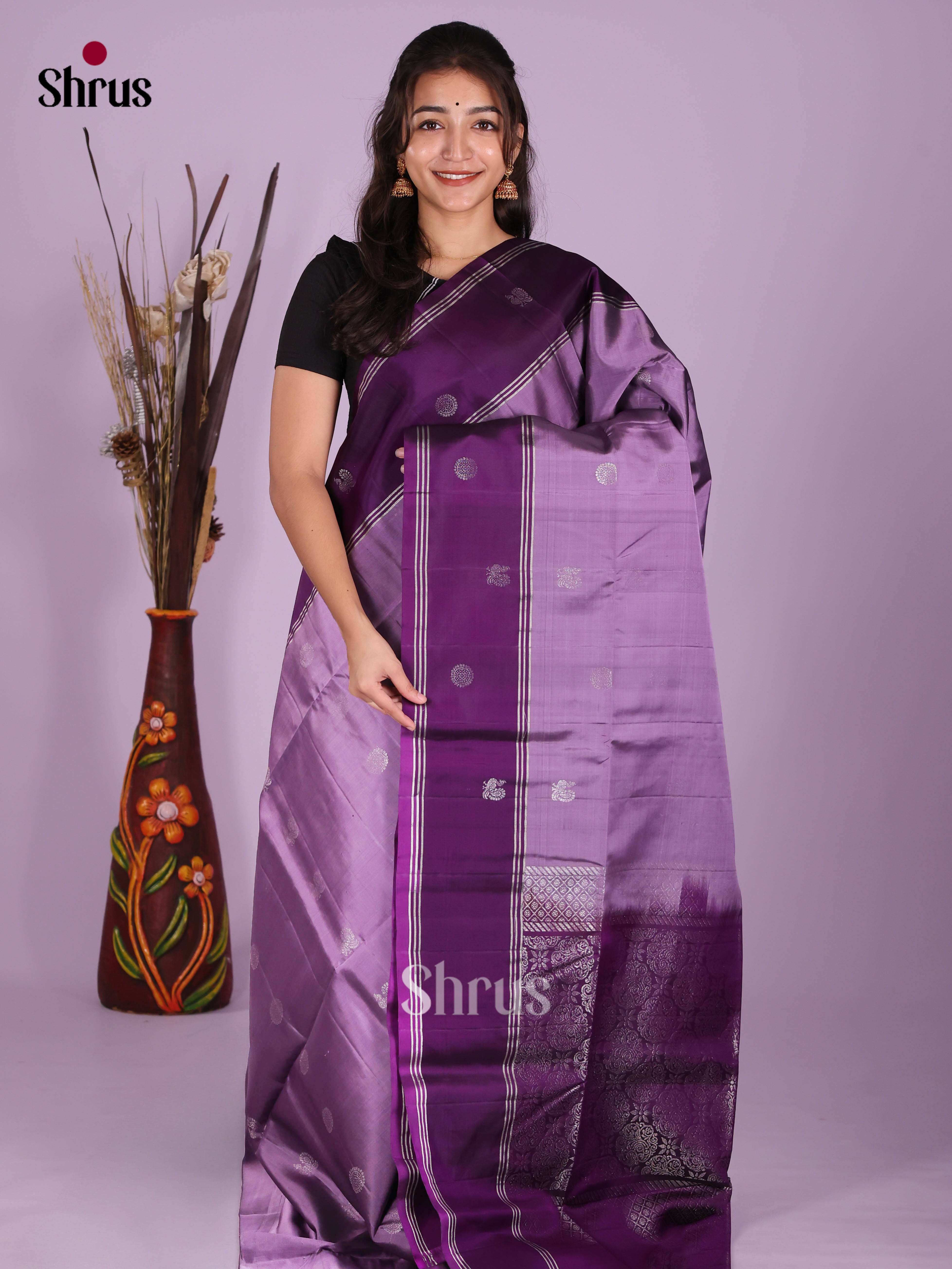 DKS10013 - Soft Silk (HR) Saree - Shop on Shrus.com