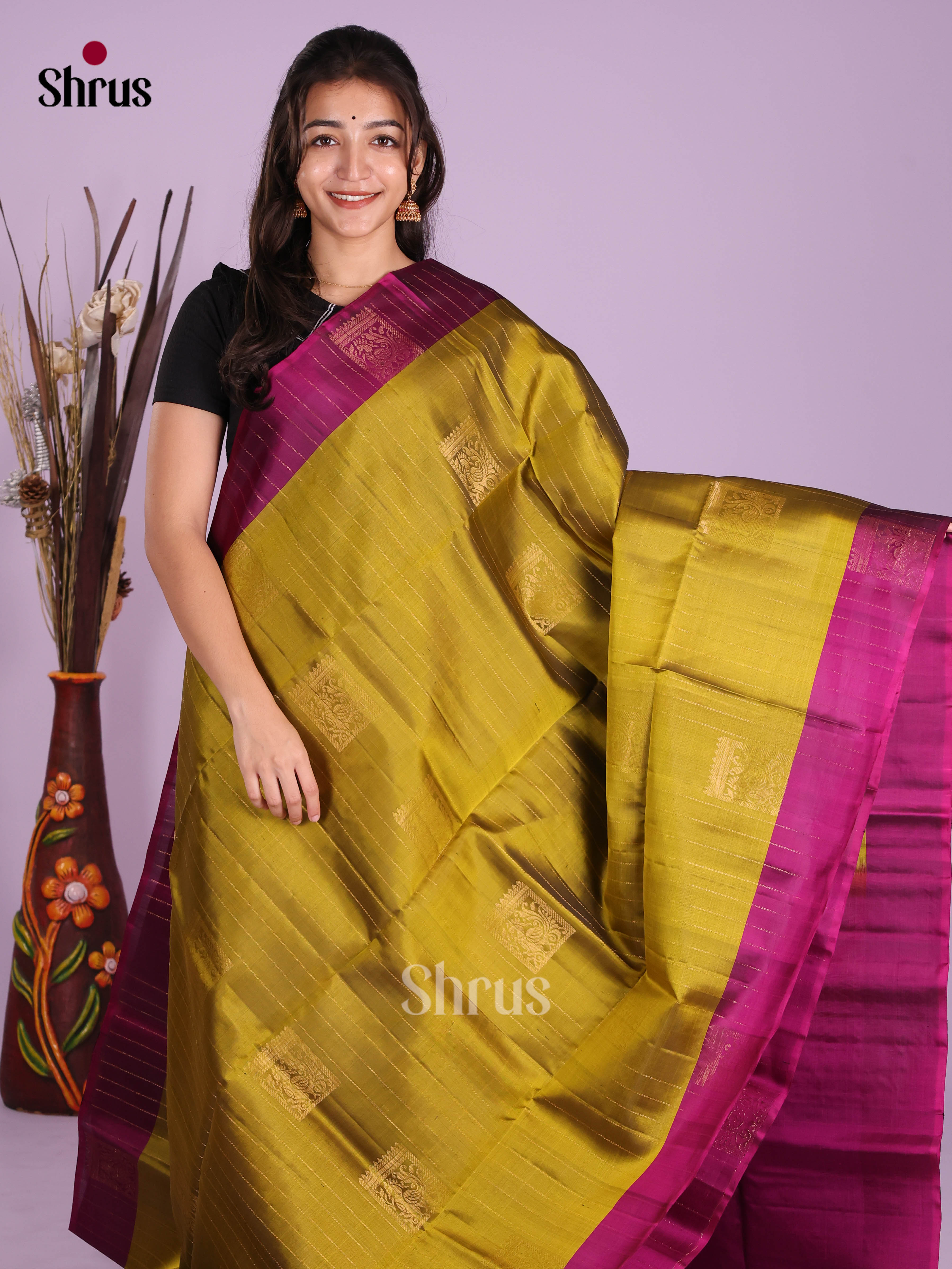 DKS10019 - Soft Silk (HR) Saree
