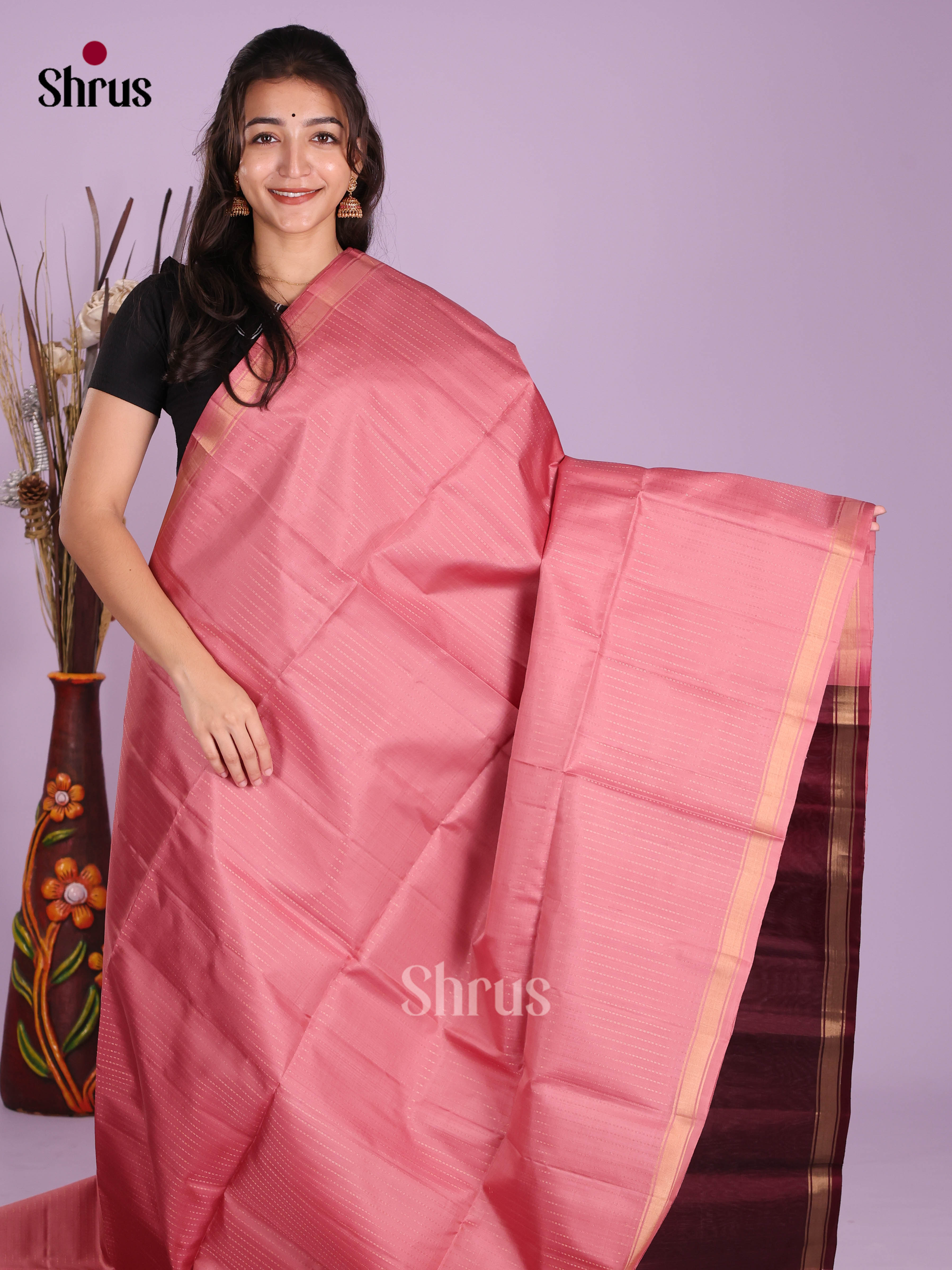DKS10020 - Soft Silk (HR) Saree - Shop on Shrus.com