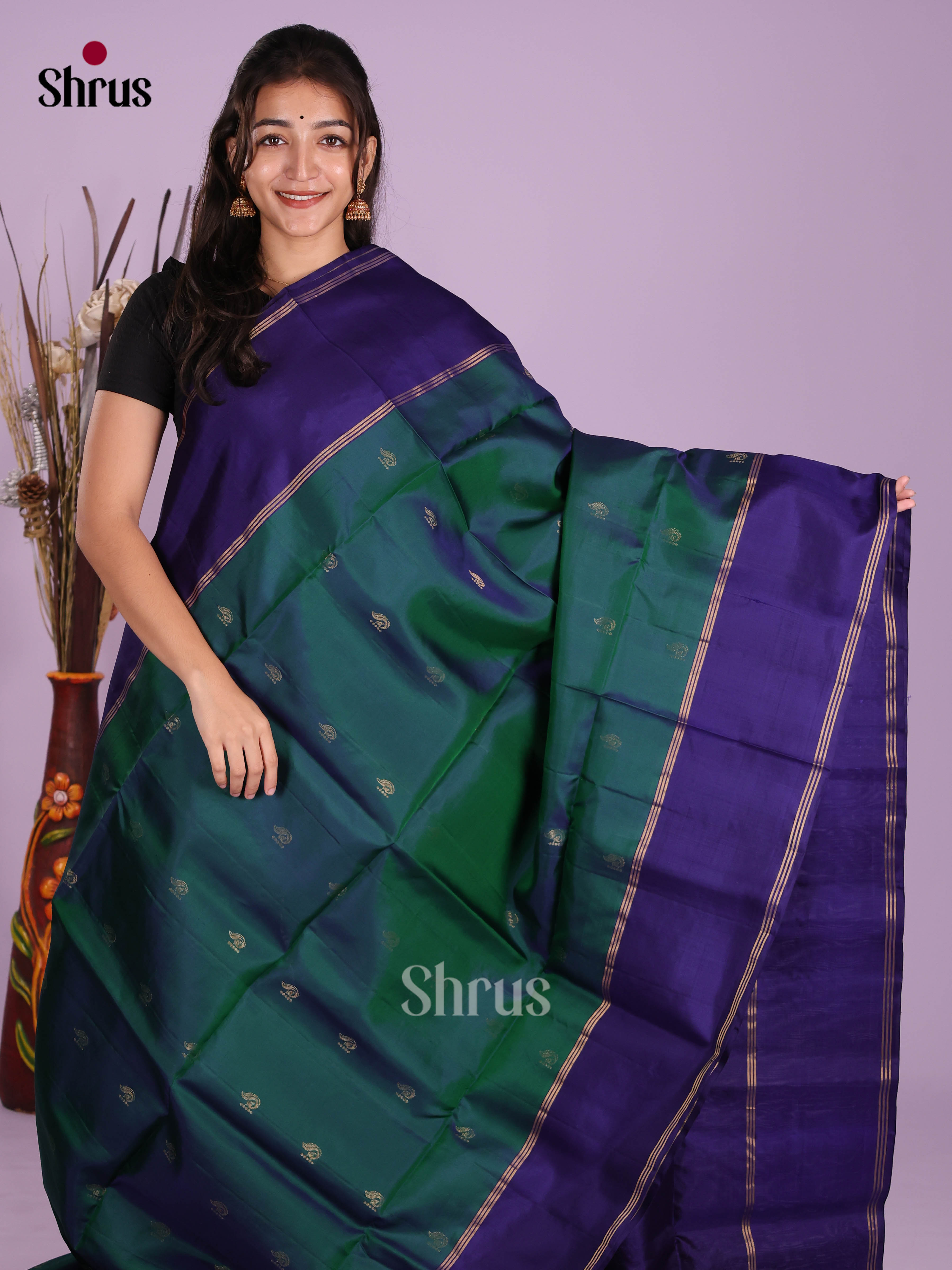 DKS10021 - Soft Silk (HR) Saree