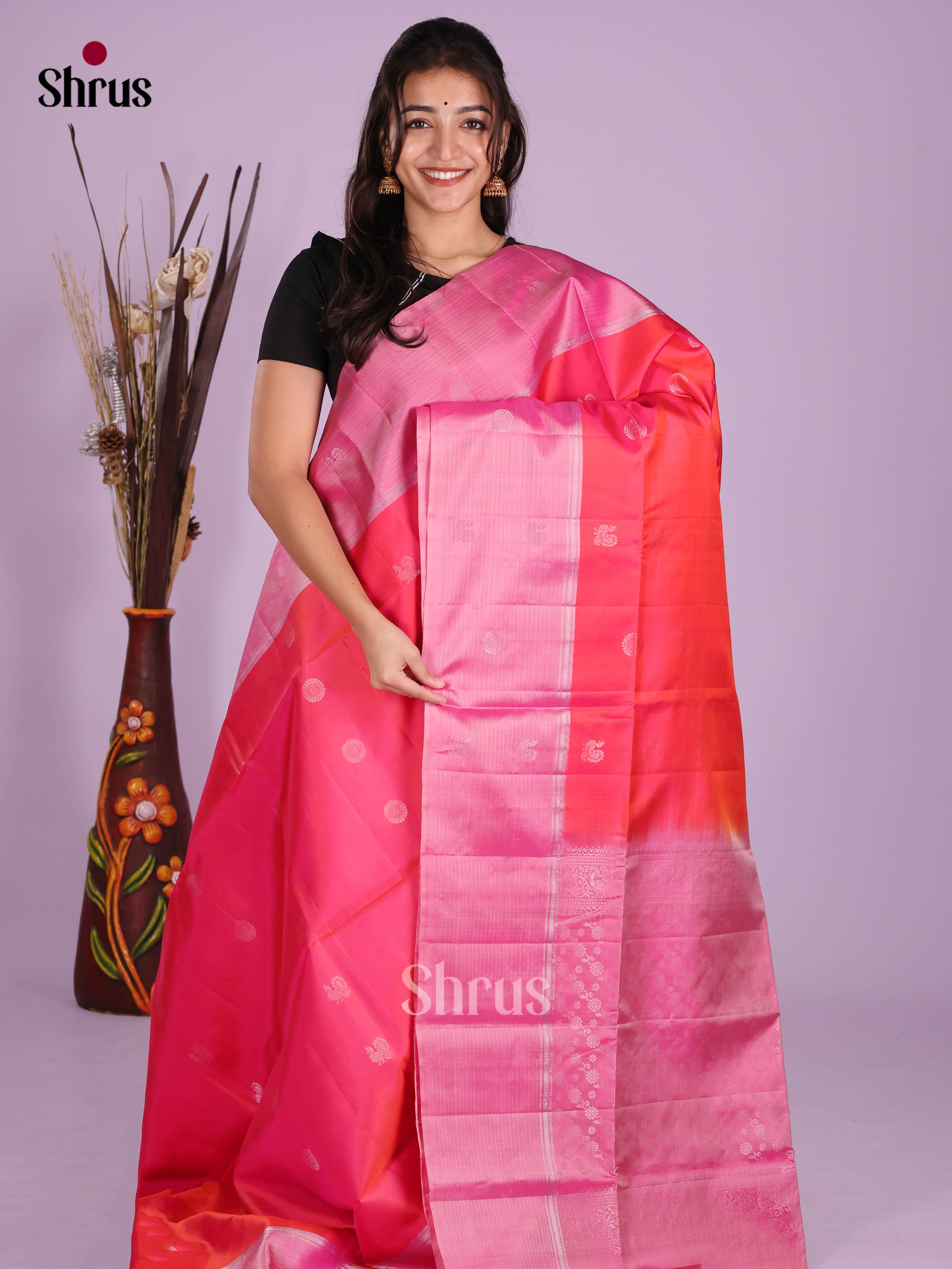 DKS10028 - Soft Silk (HR) Saree - Shop on Shrus.com