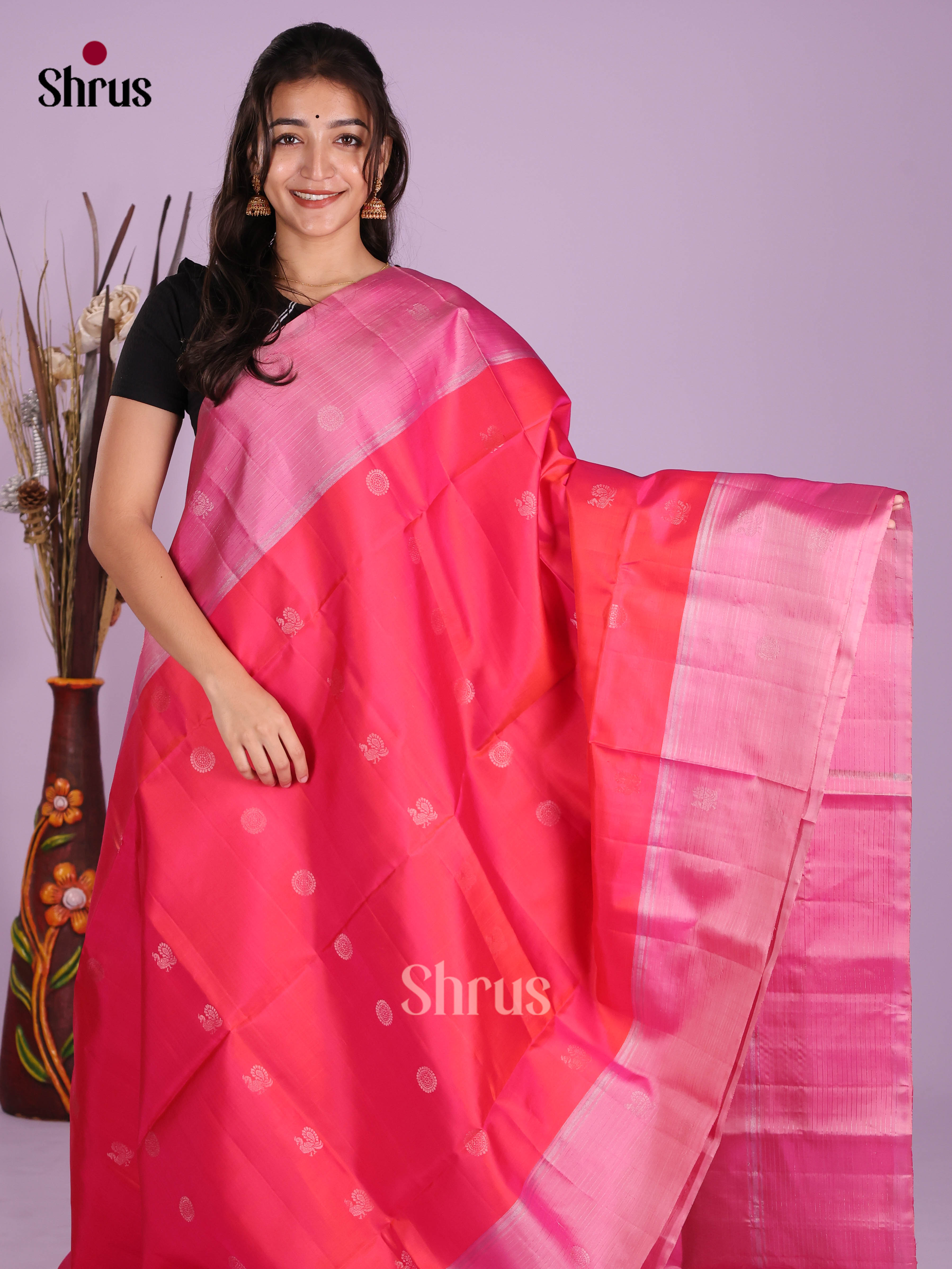 DKS10028 - Soft Silk (HR) Saree - Shop on Shrus.com