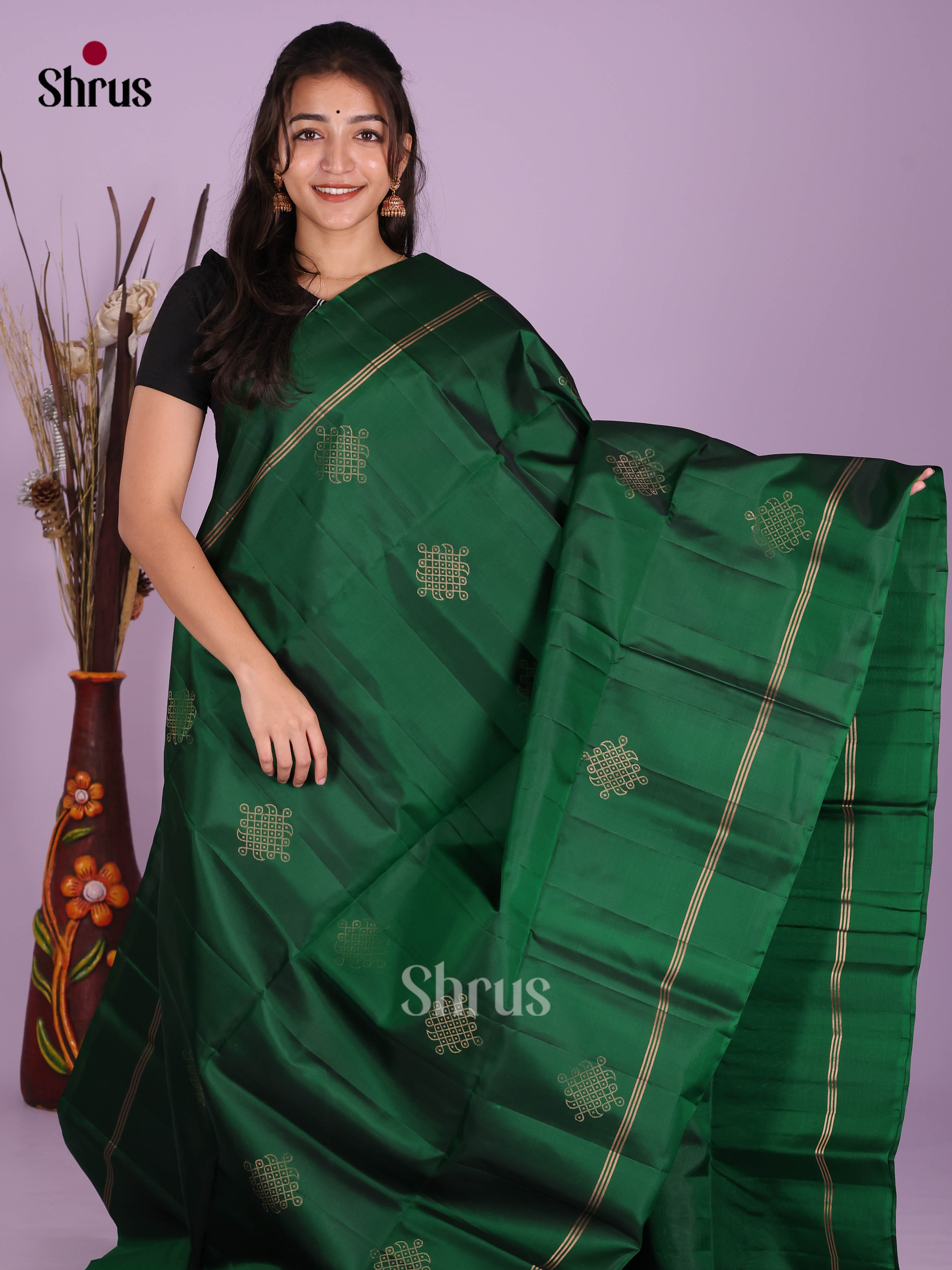 DKS10030 - Soft Silk (HR) Saree - Shop on Shrus.com