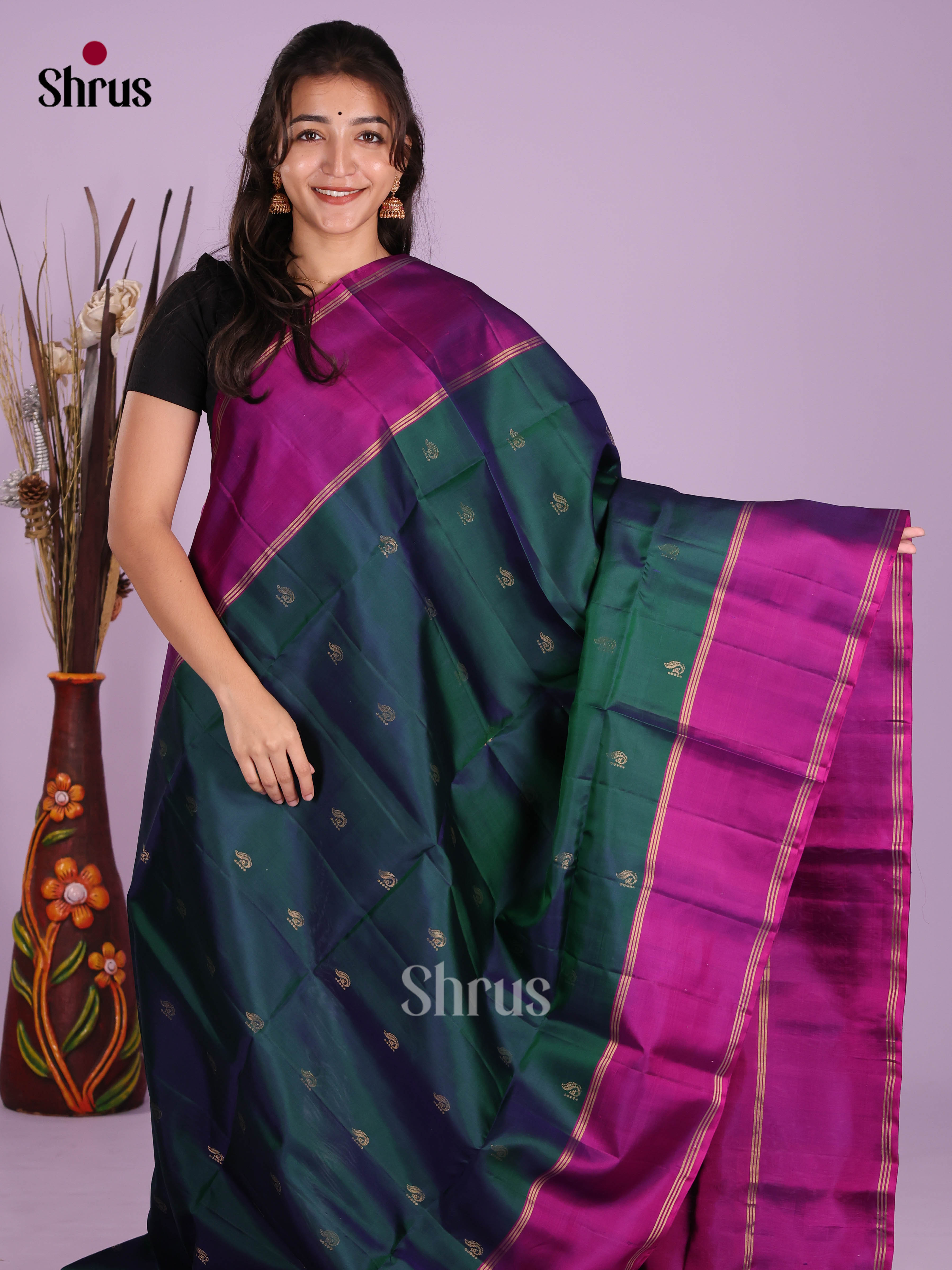DKS10035 - Soft Silk (HR) Saree