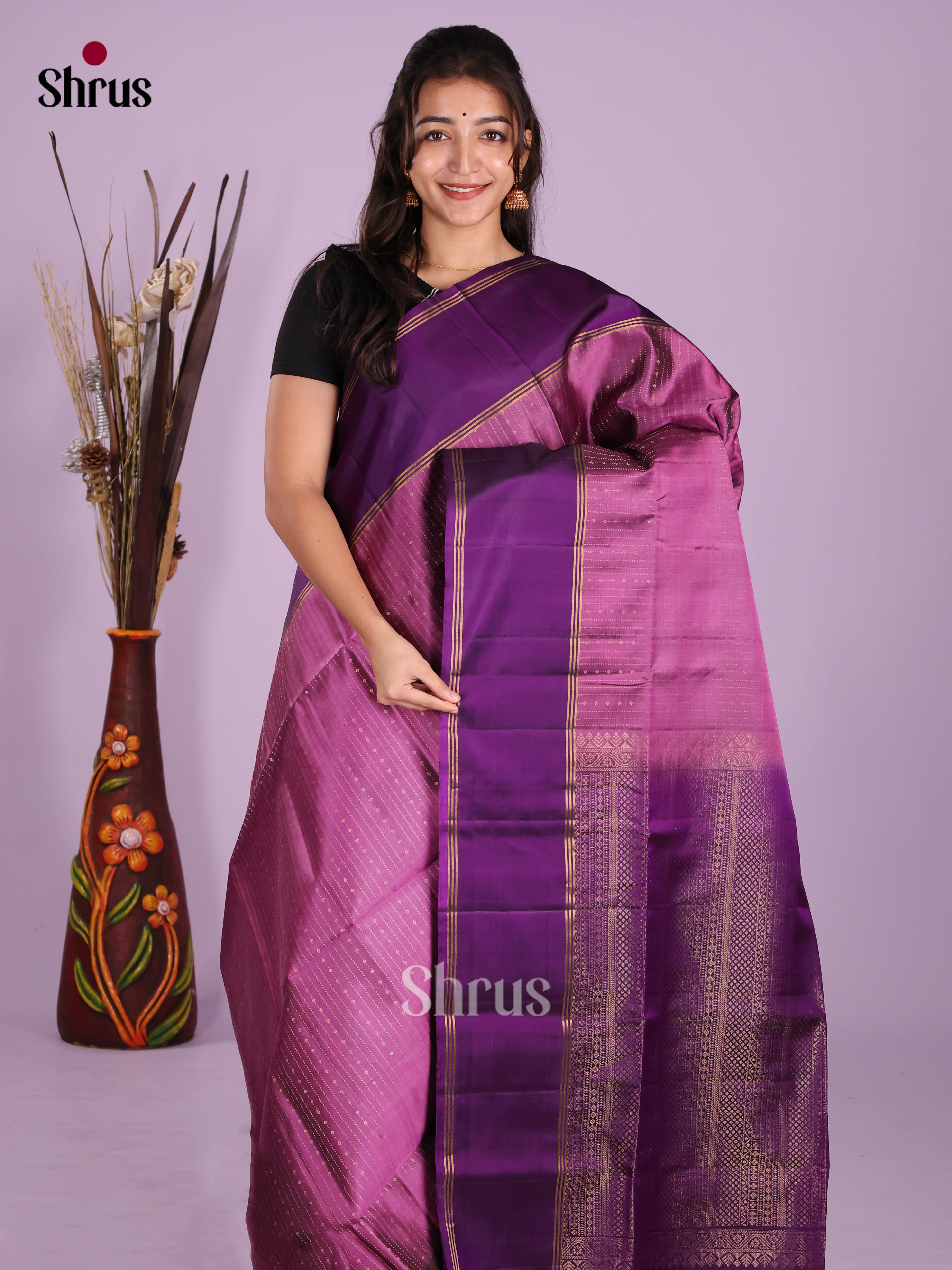DKS10066 - Soft Silk (HR) Saree - Shop on Shrus.com
