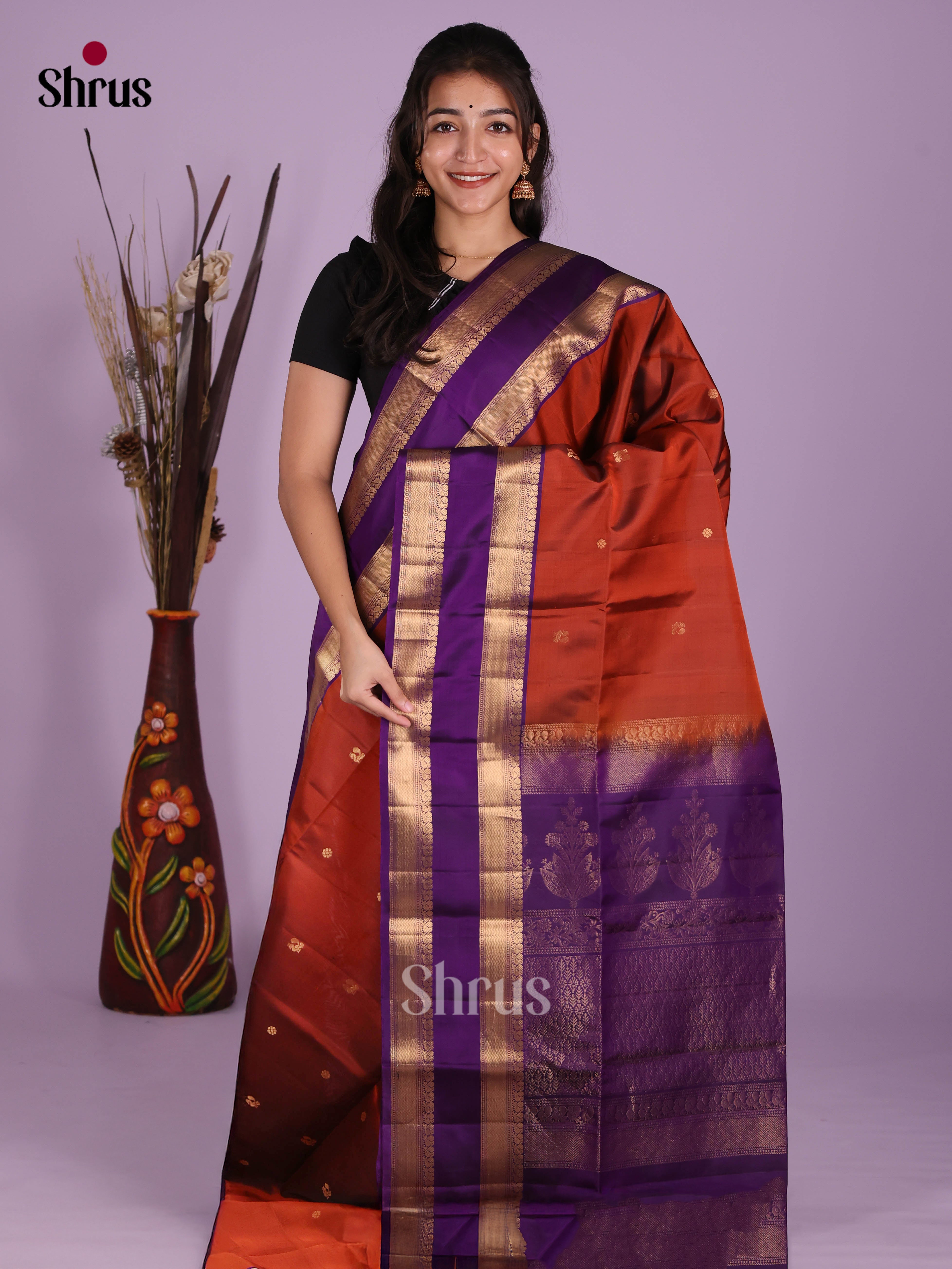DKS10076 - Soft Silk (HR) Saree - Shop on Shrus.com