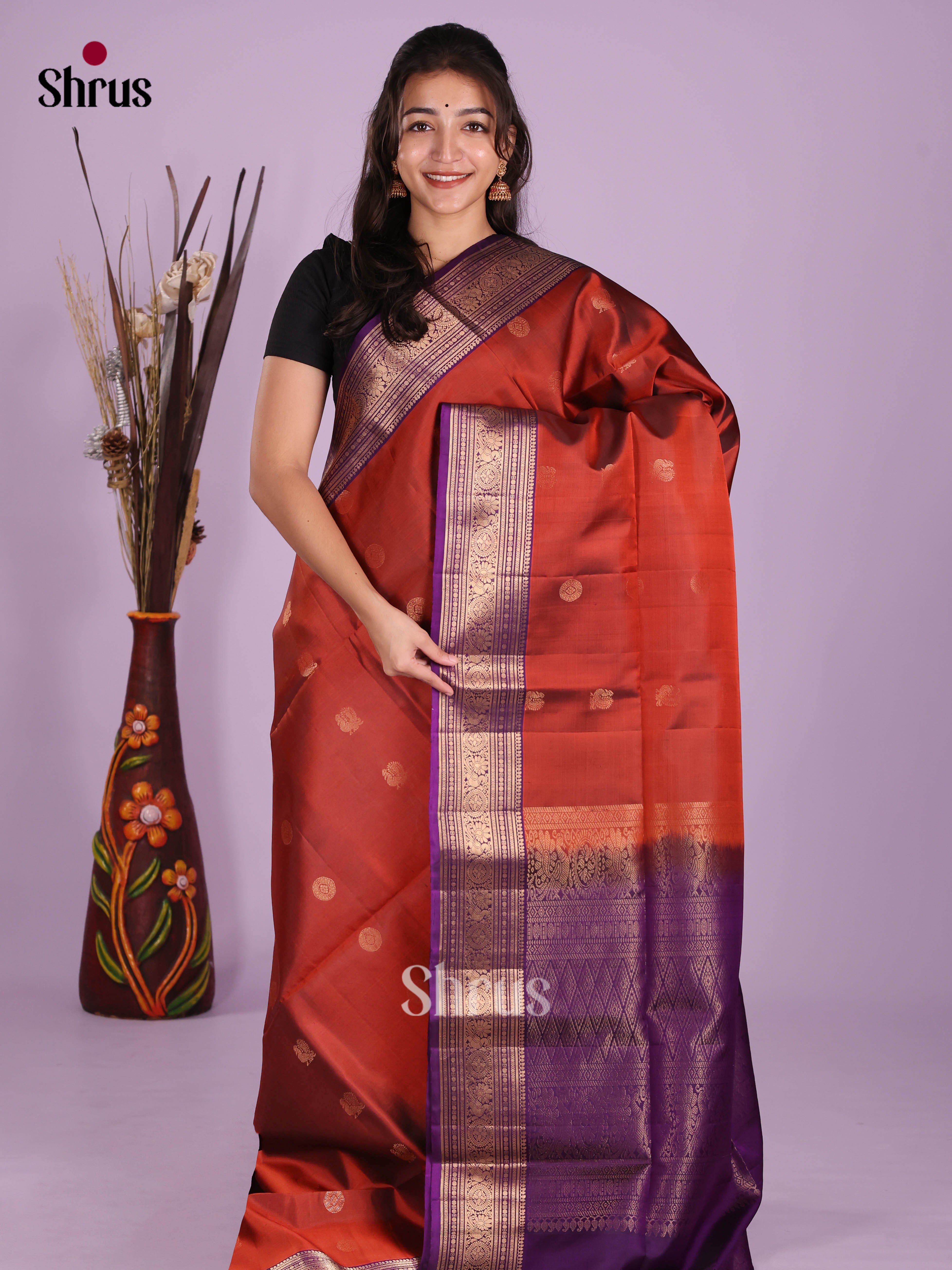 DKS10077 - Soft Silk (HR) Saree - Shop on Shrus.com