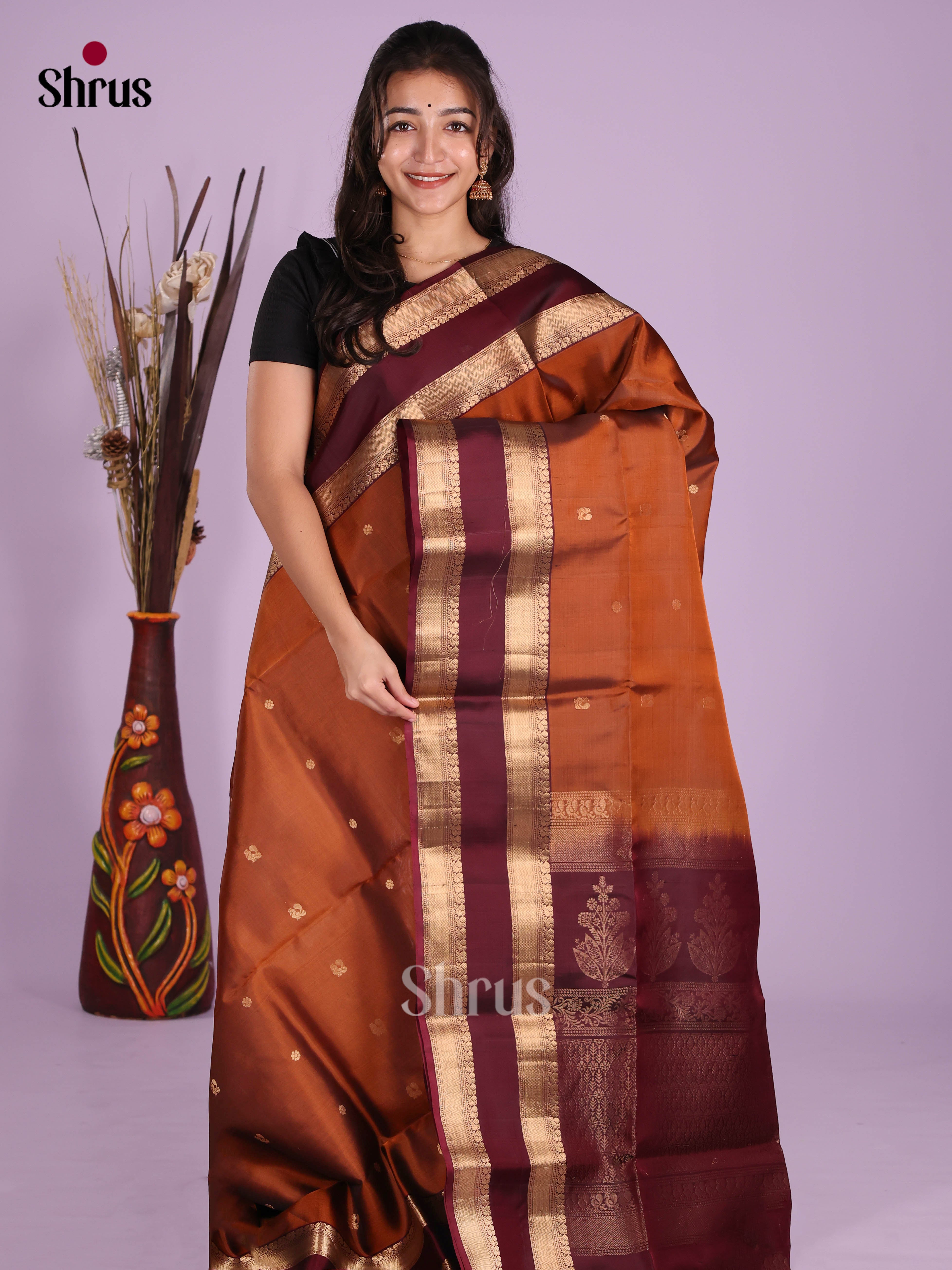 DKS10081 - Soft Silk (HR) Saree - Shop on Shrus.com