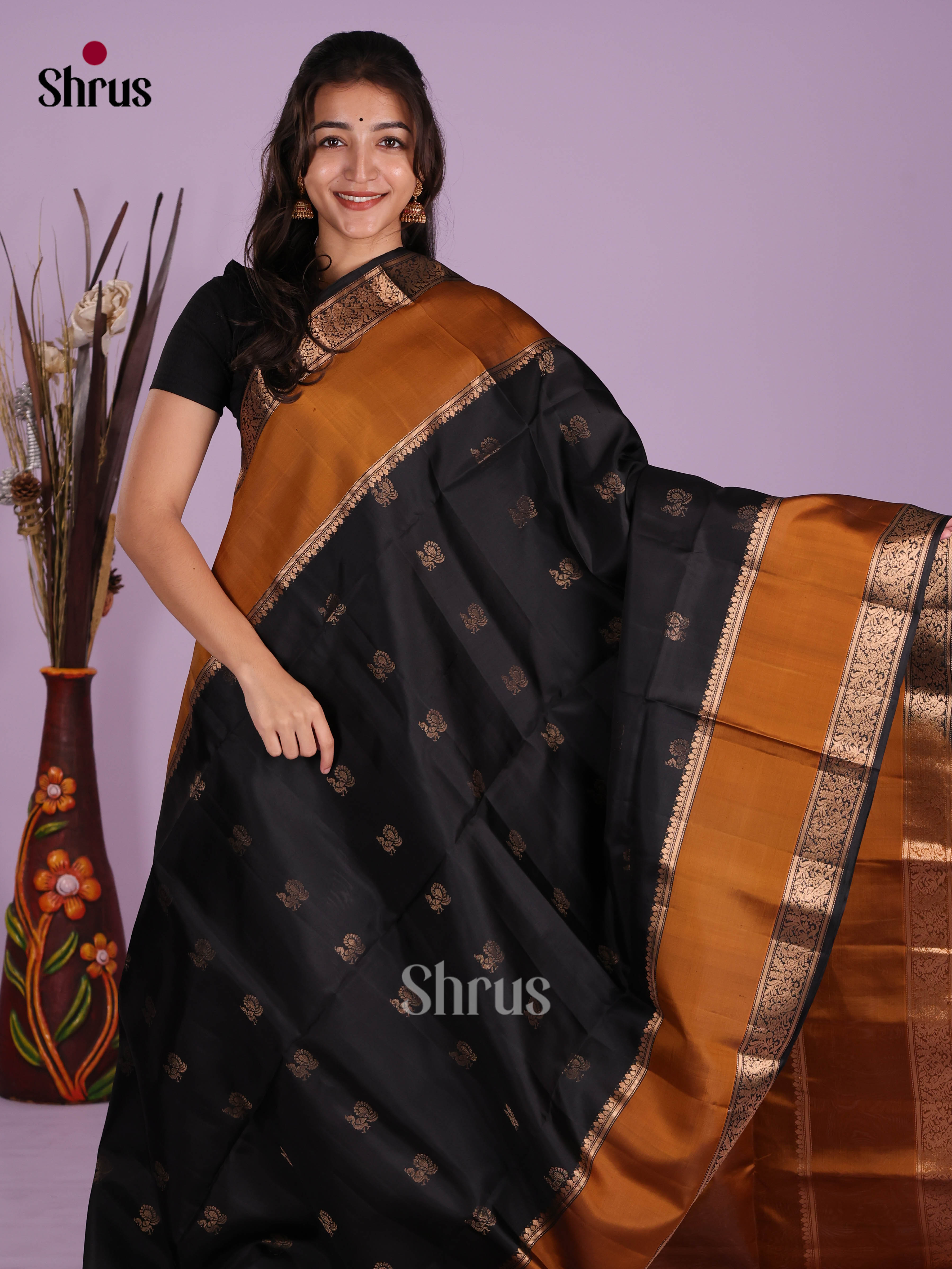 DKS10084 - Soft Silk (HR) Saree - Shop on Shrus.com
