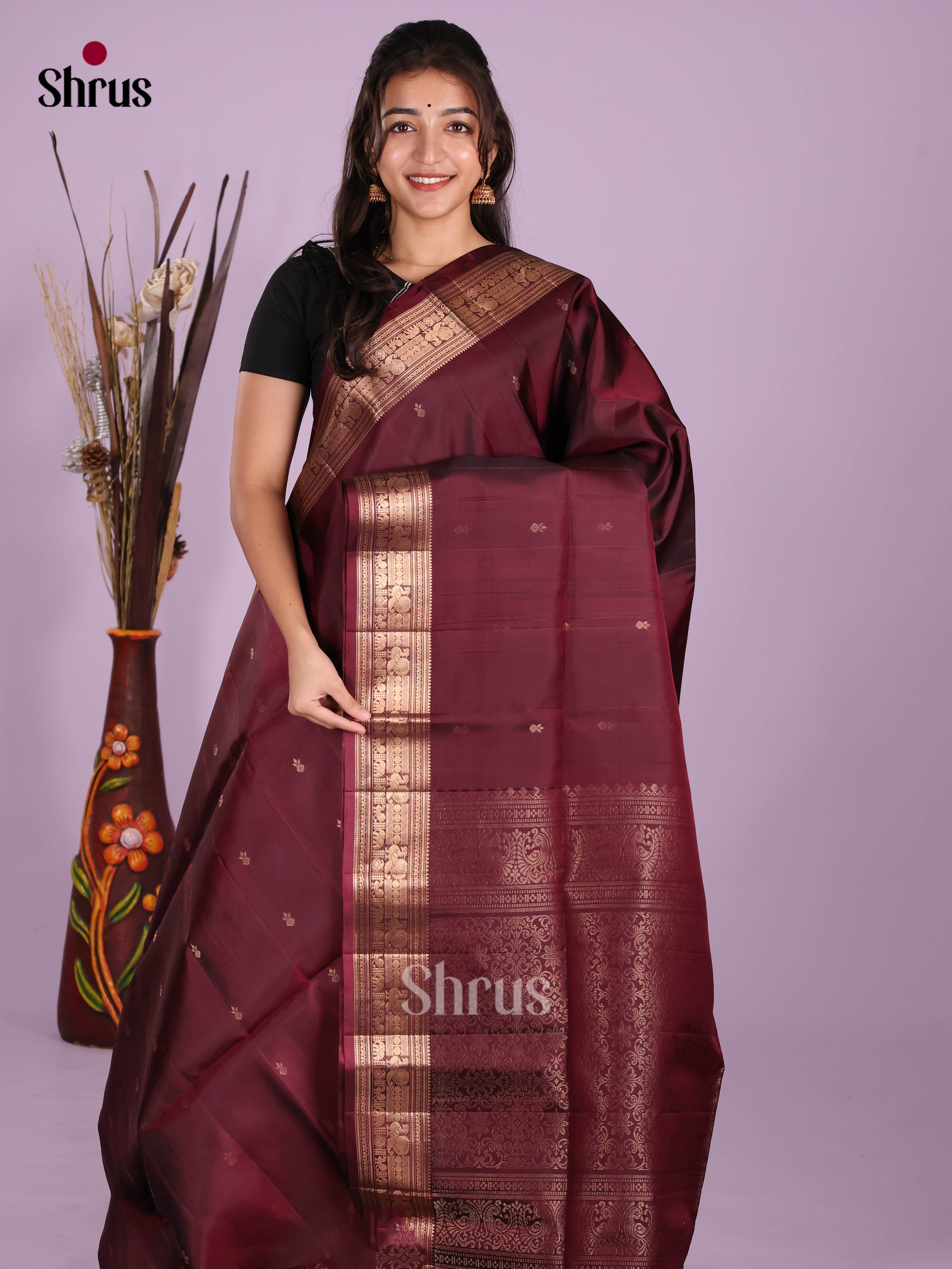 DKS10087 - Soft Silk (HR) Saree - Shop on Shrus.com