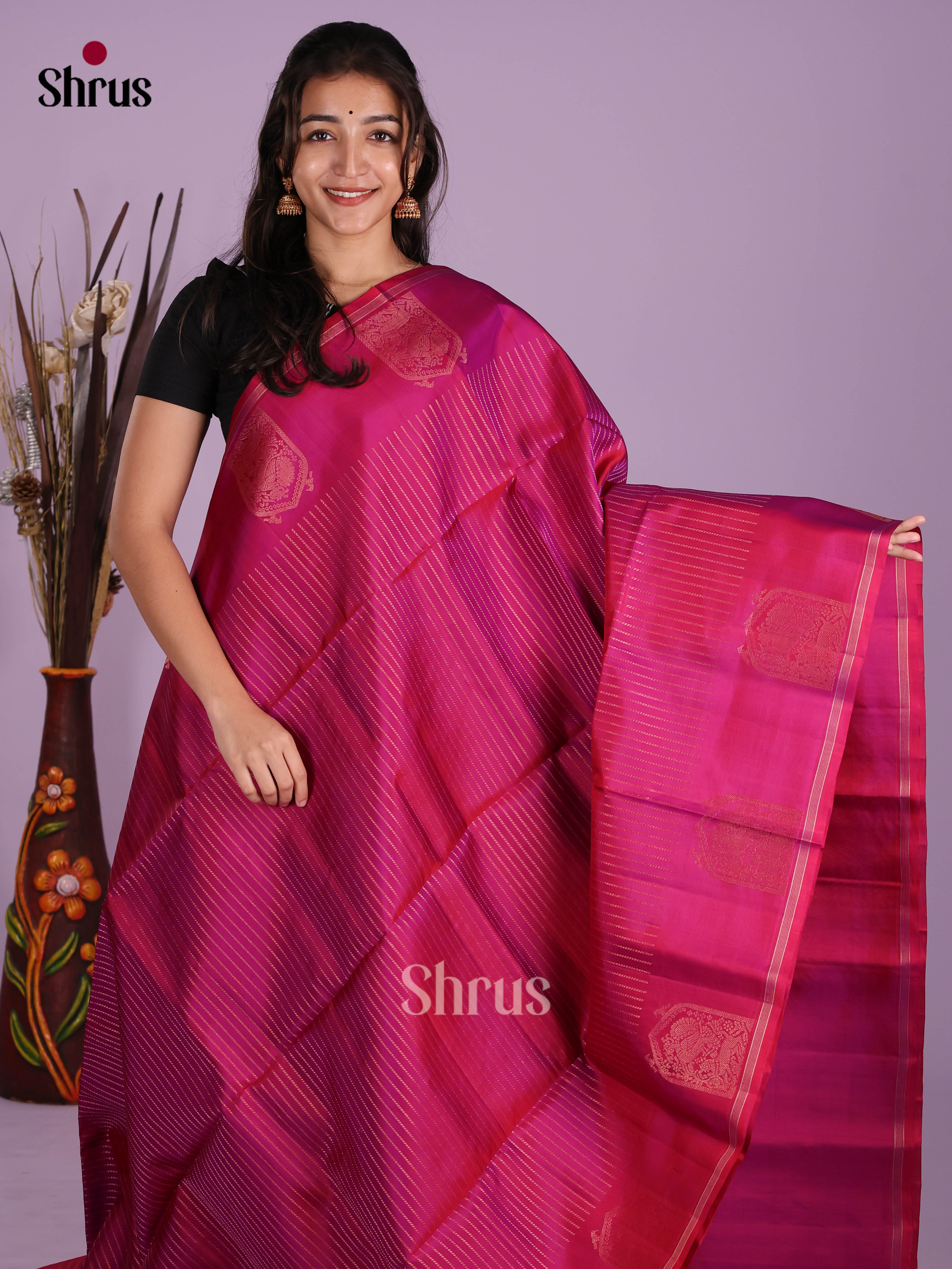 DKS10100 - Soft Silk (HR) Saree
