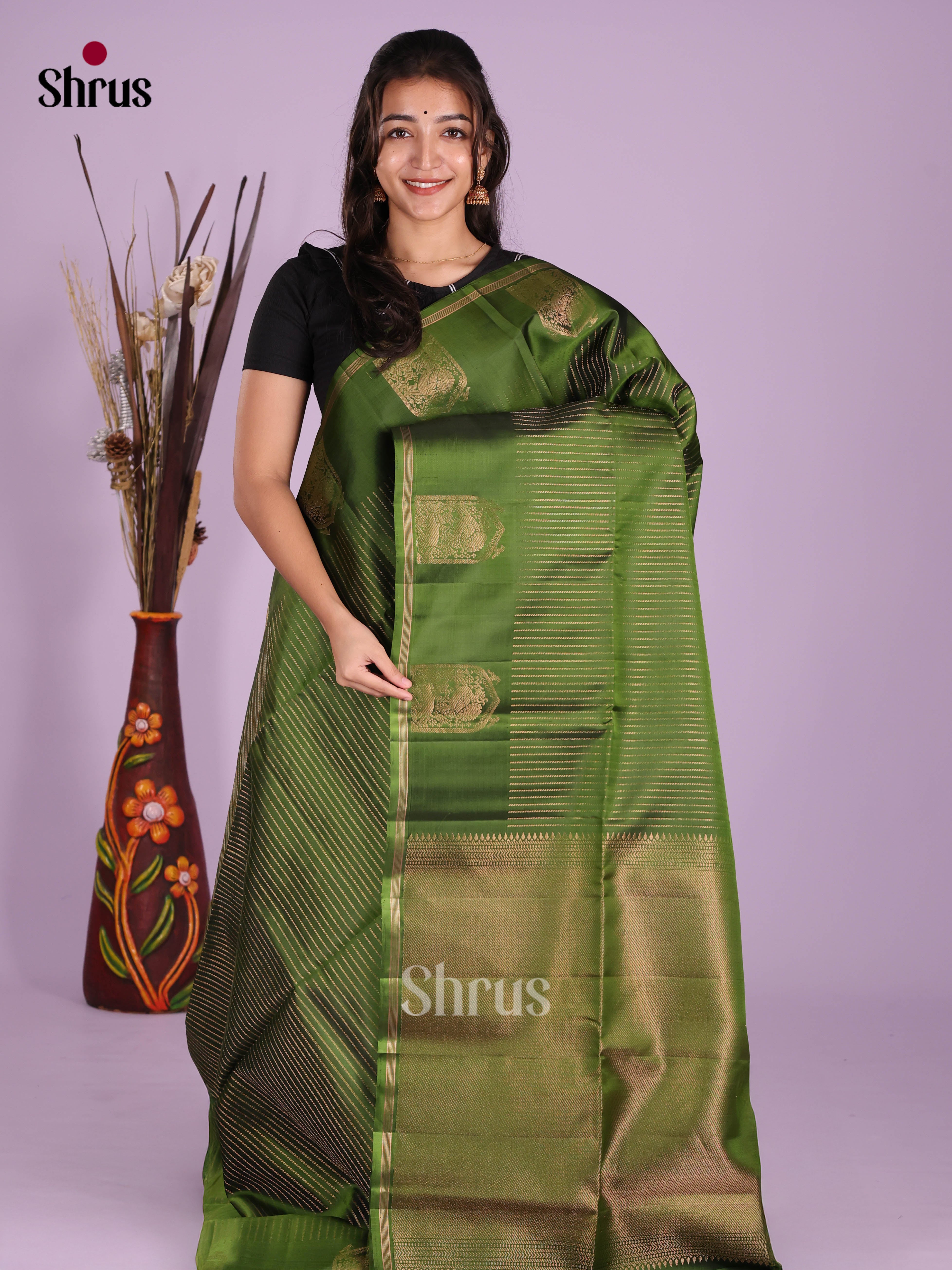 DKS10102 - Soft Silk (HR) Saree - Shop on Shrus.com