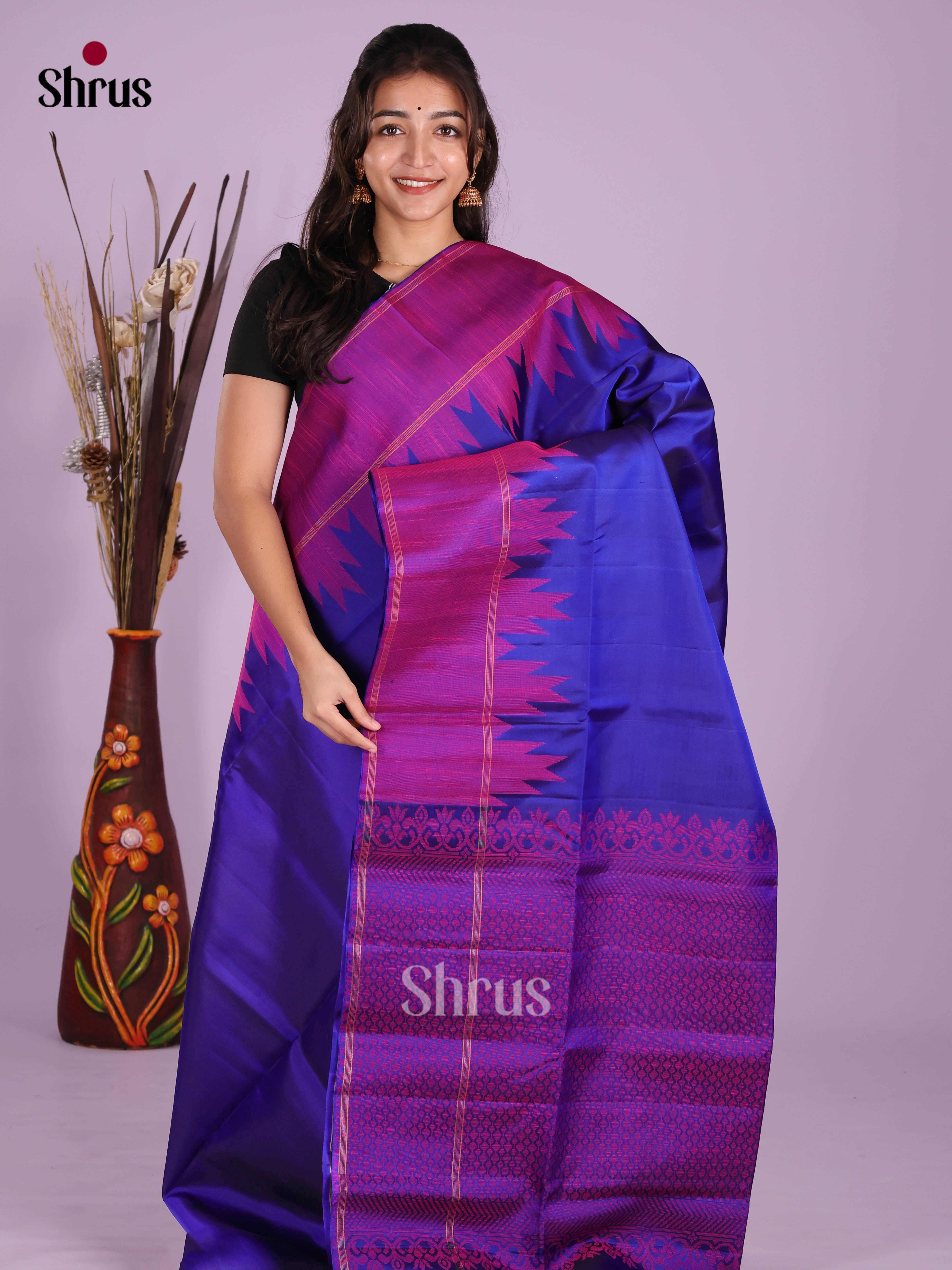 DKS10111 - Soft Silk (HR) Saree - Shop on Shrus.com