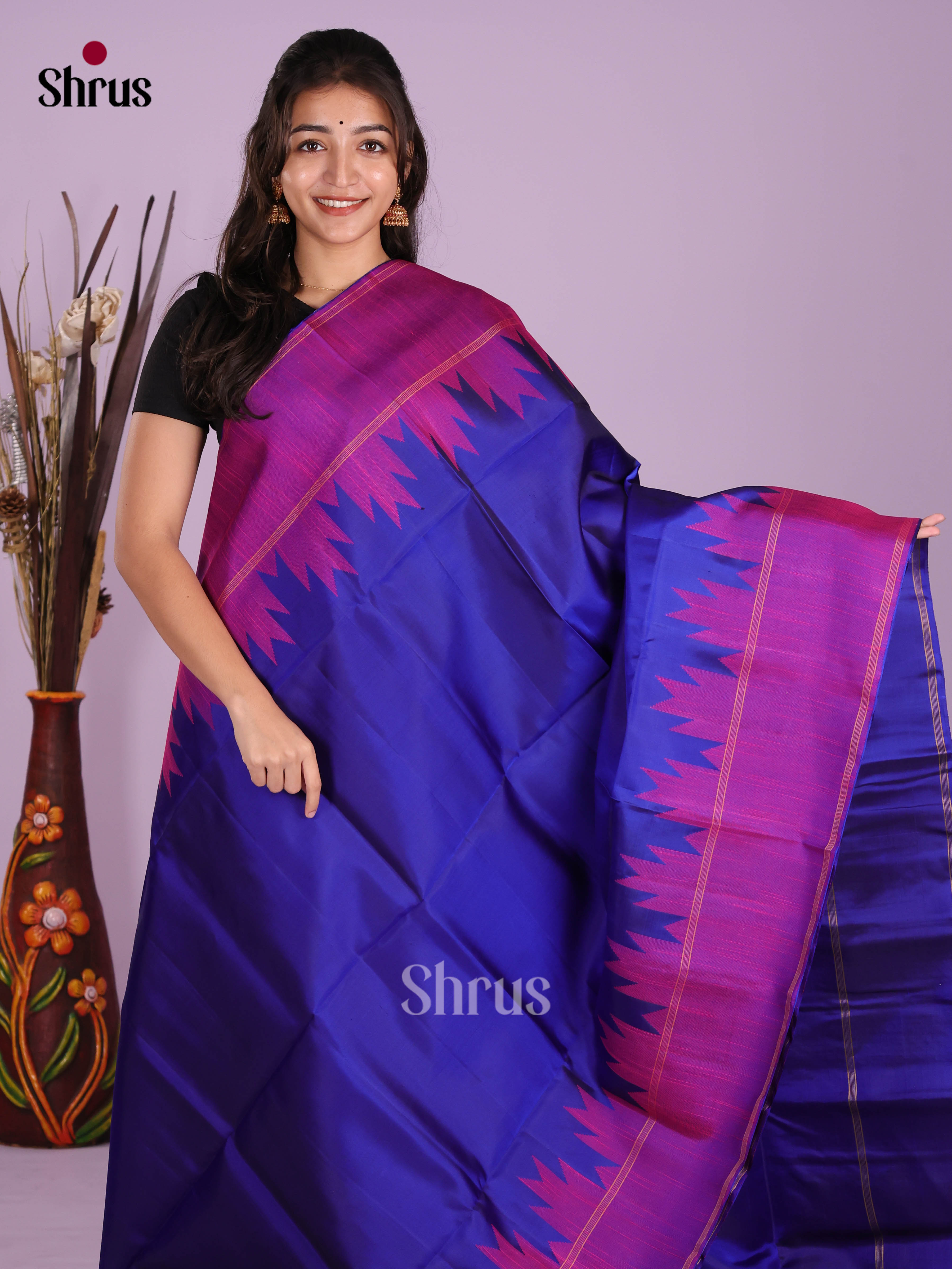 DKS10111 - Soft Silk (HR) Saree - Shop on Shrus.com