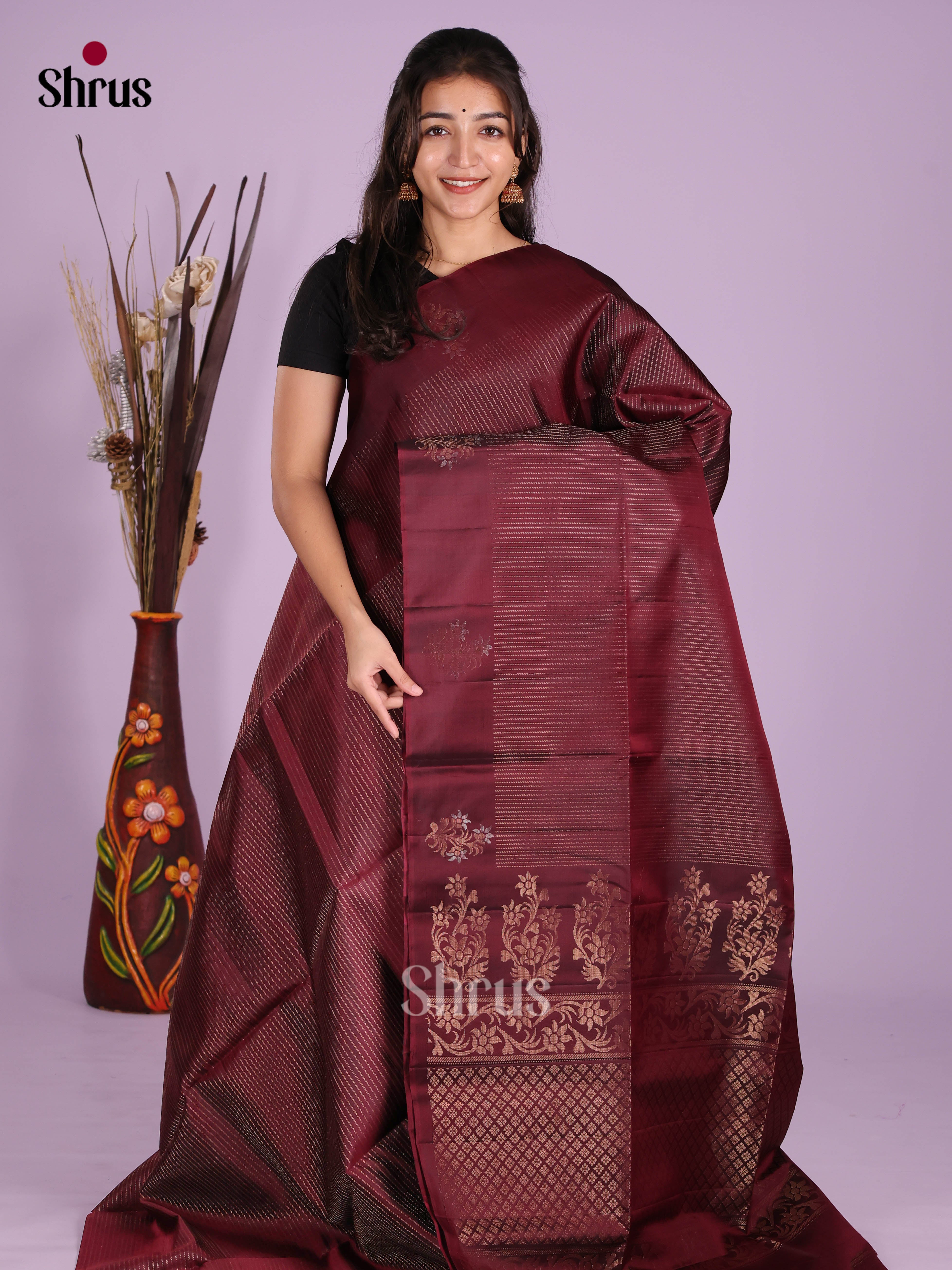 DKS10117 - Soft Silk (HR) Saree - Shop on Shrus.com