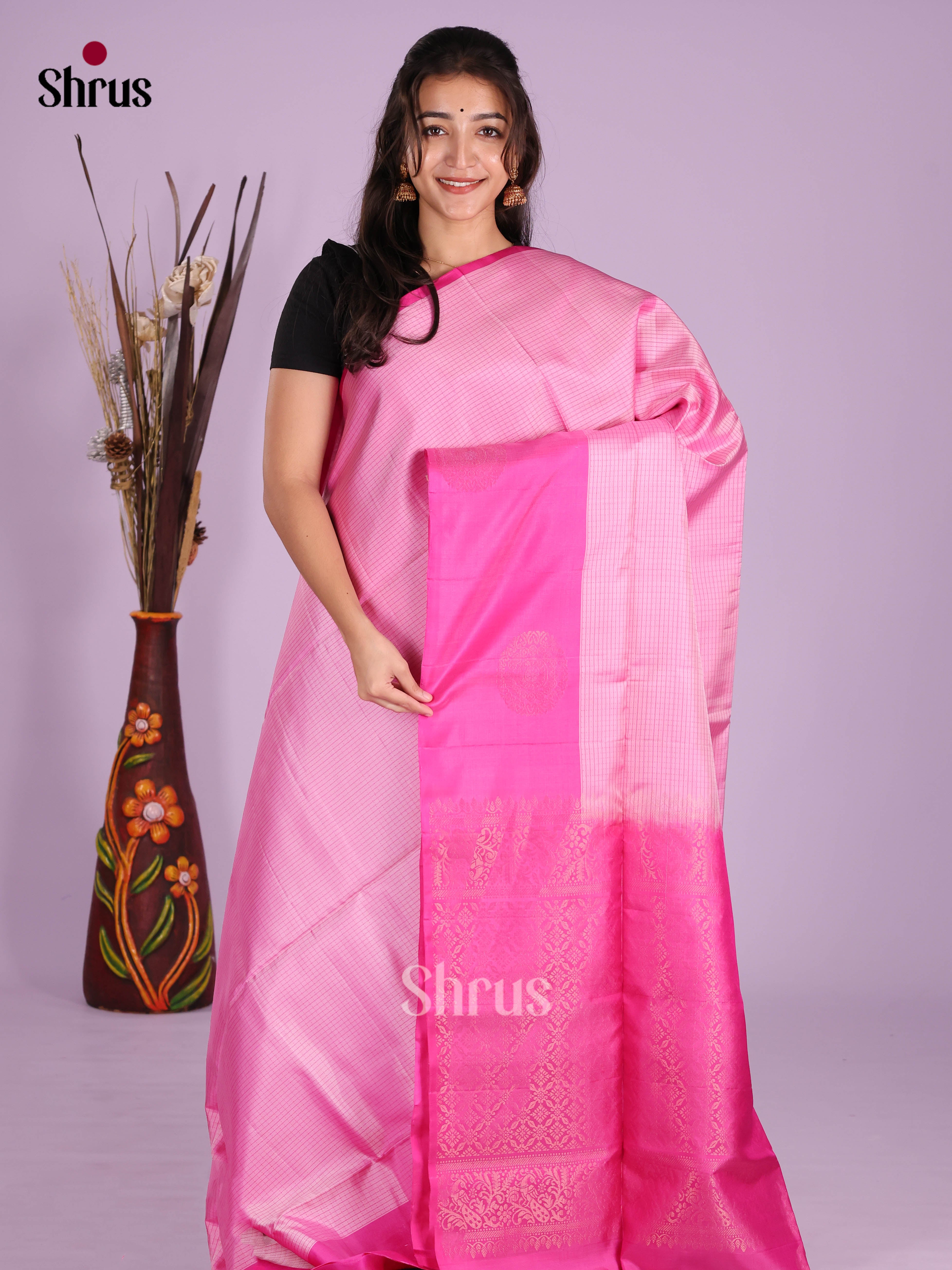 DKS10125 - Soft Silk (HR) Saree - Shop on Shrus.com