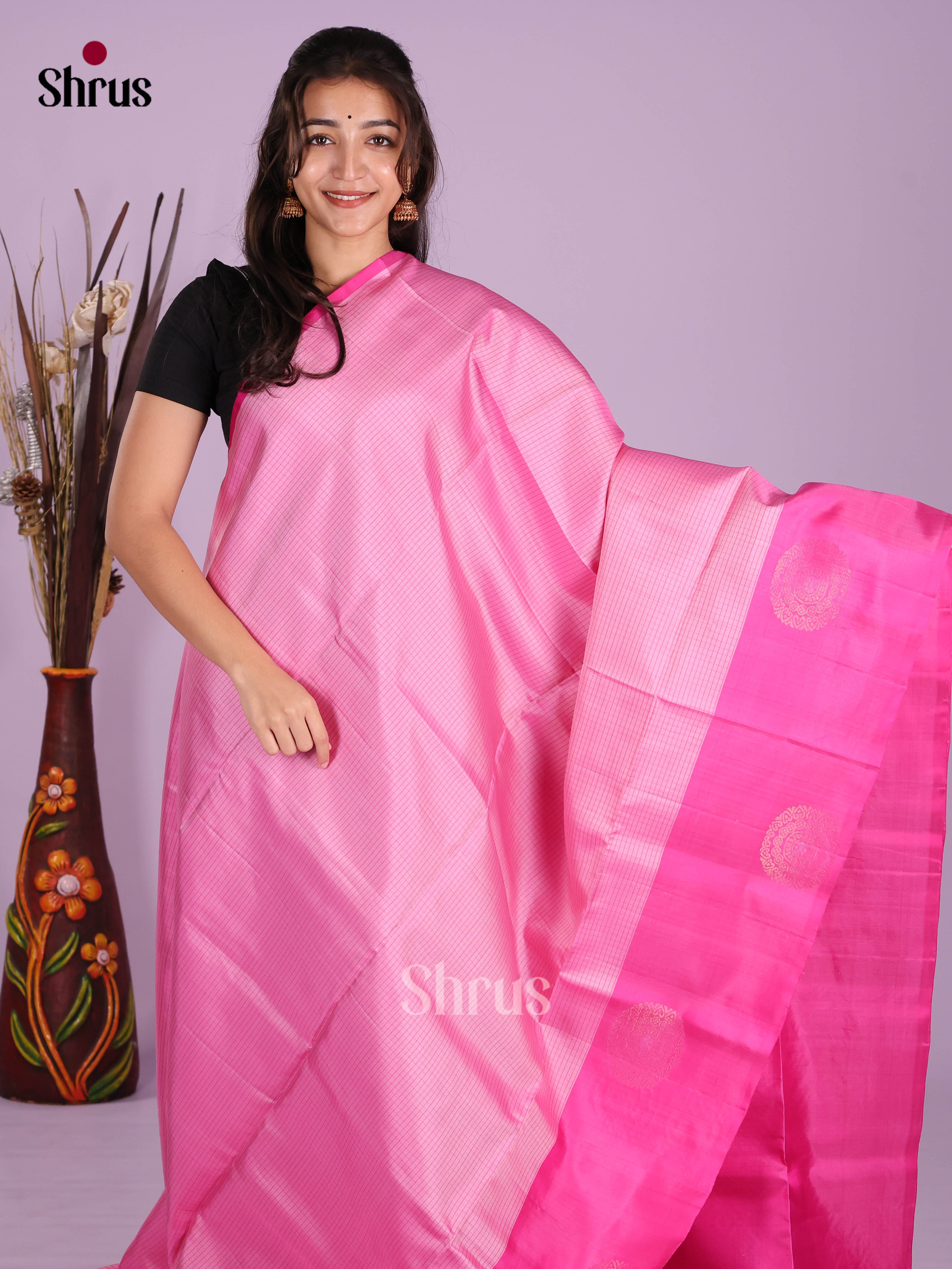 DKS10125 - Soft Silk (HR) Saree - Shop on Shrus.com