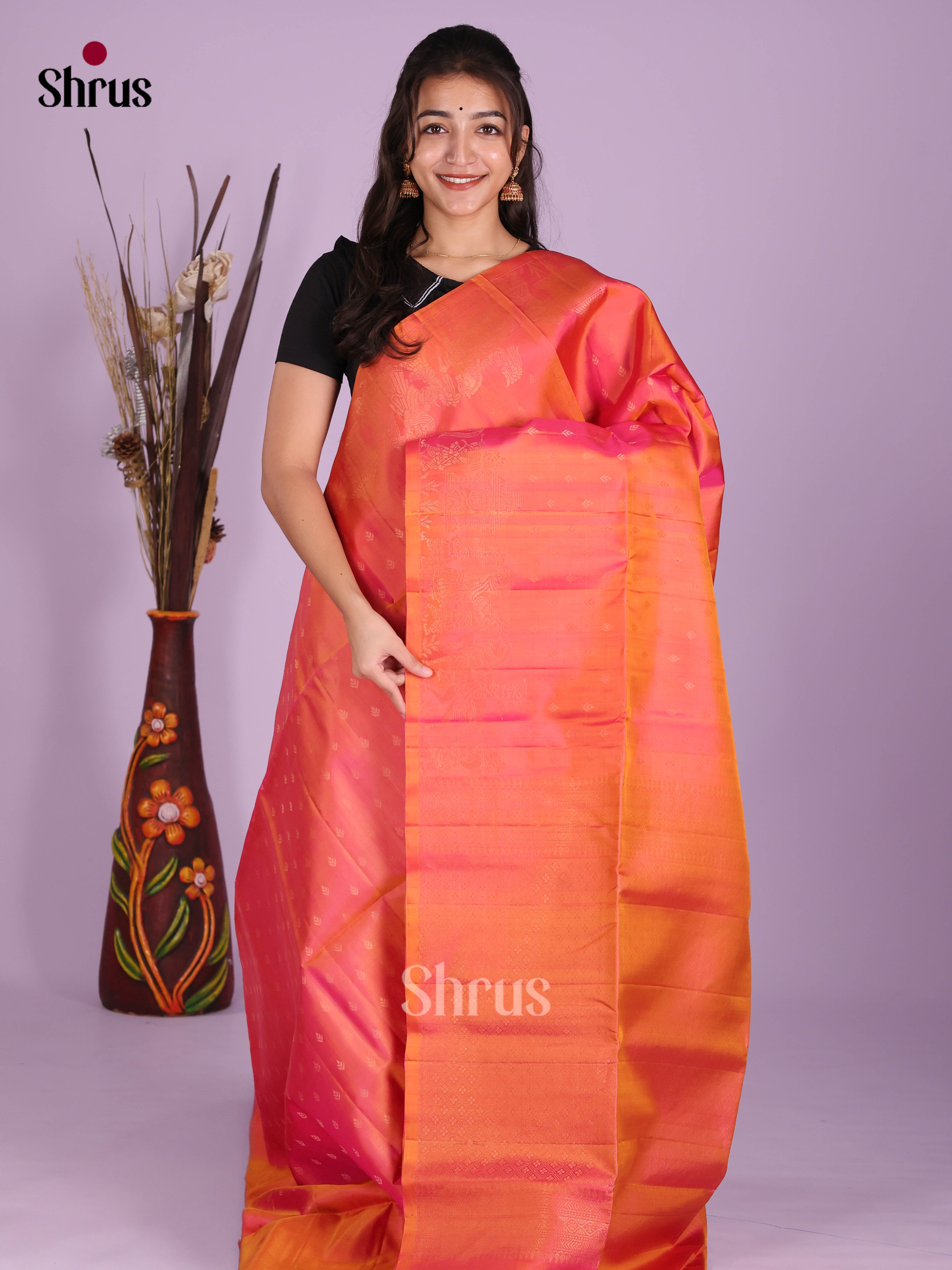 DKS10136 - Soft Silk (HR) Saree - Shop on Shrus.com
